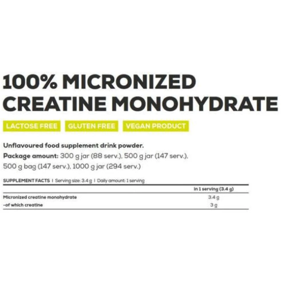 100% Creatine Monohydrate 300 Gr - Image 2