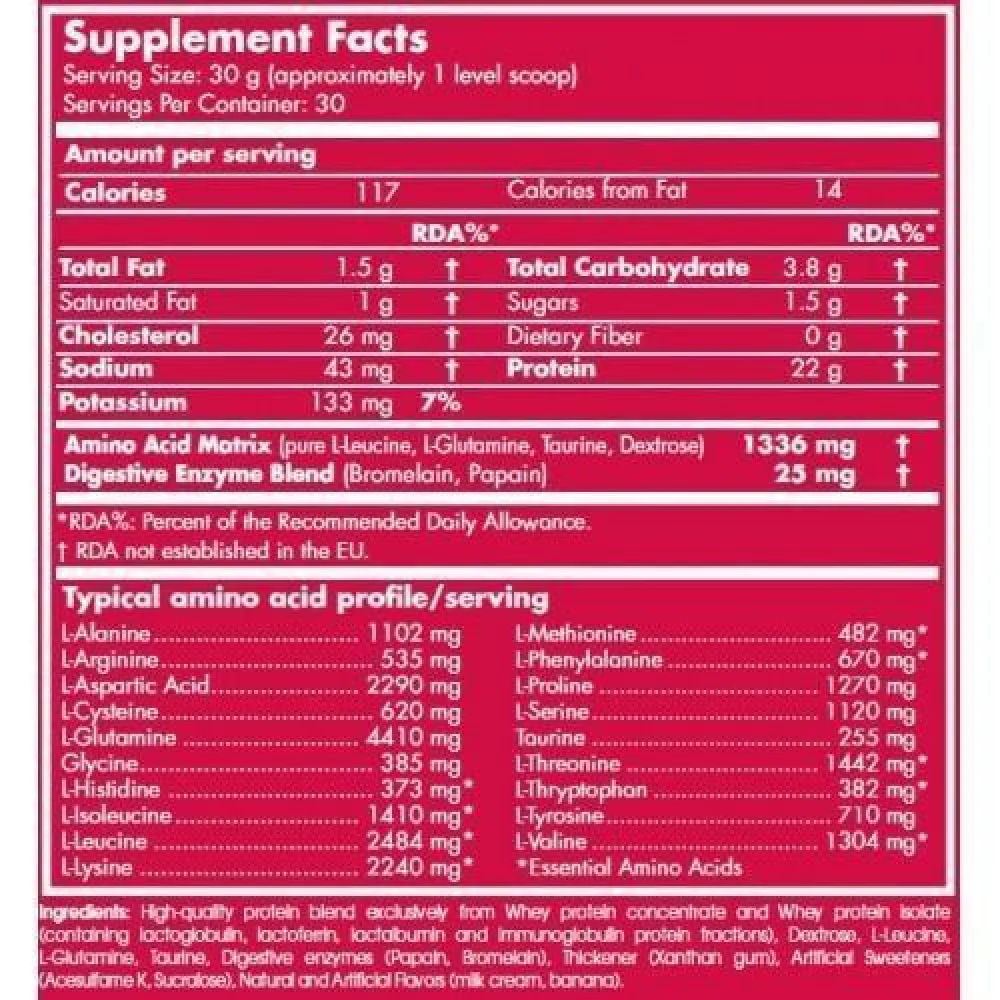 100% Whey Protein Professional 908 Gr Chocolate - Avellana - Image 2