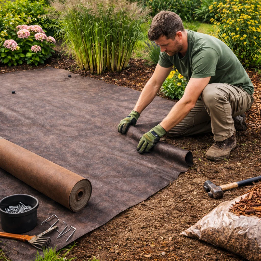 25m X 1m Malla Antihierbas Marrón 125 G/m² – Garantía De 25 Años, Permeable Y Resistente - Image 5