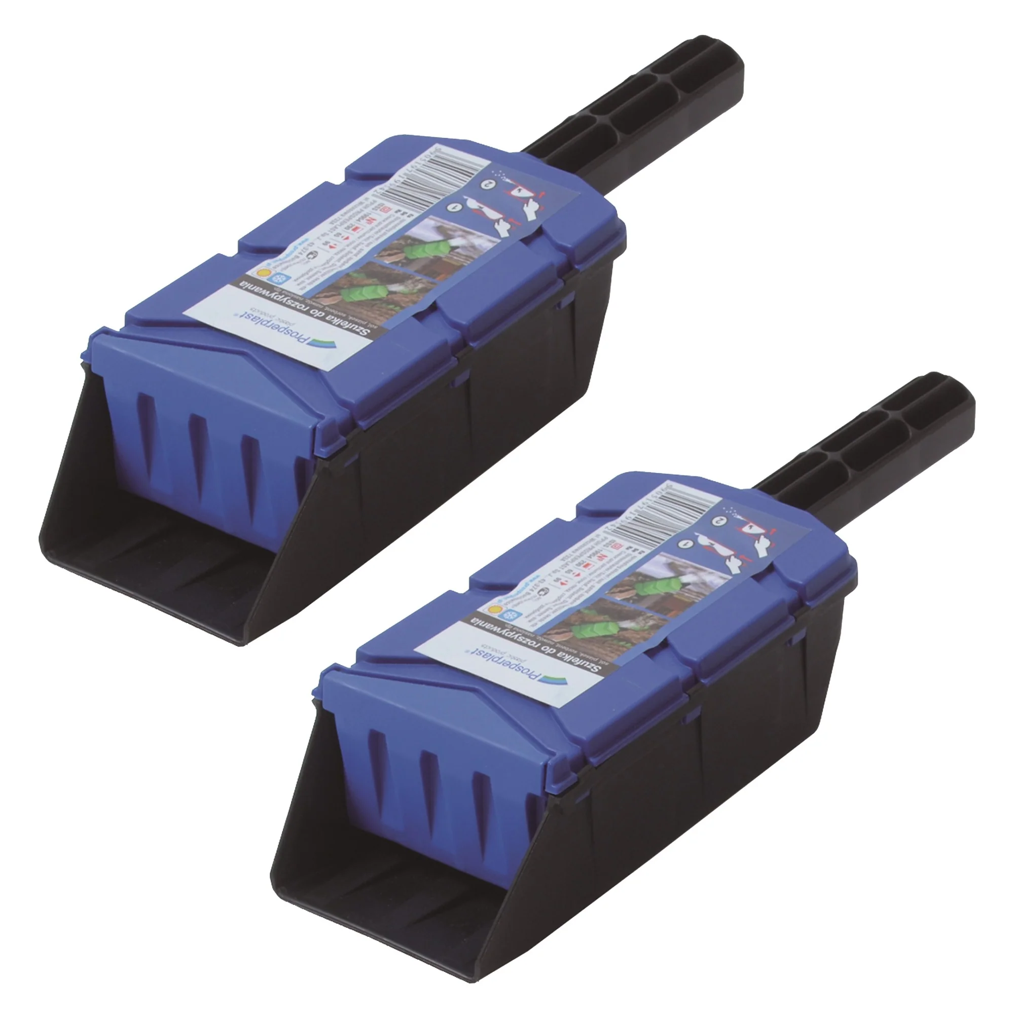 2x Dispensador De Sustancias Para Jardin Prosperplast sharkie 29 X 9,9 X 6,5 Cm En Color Azul