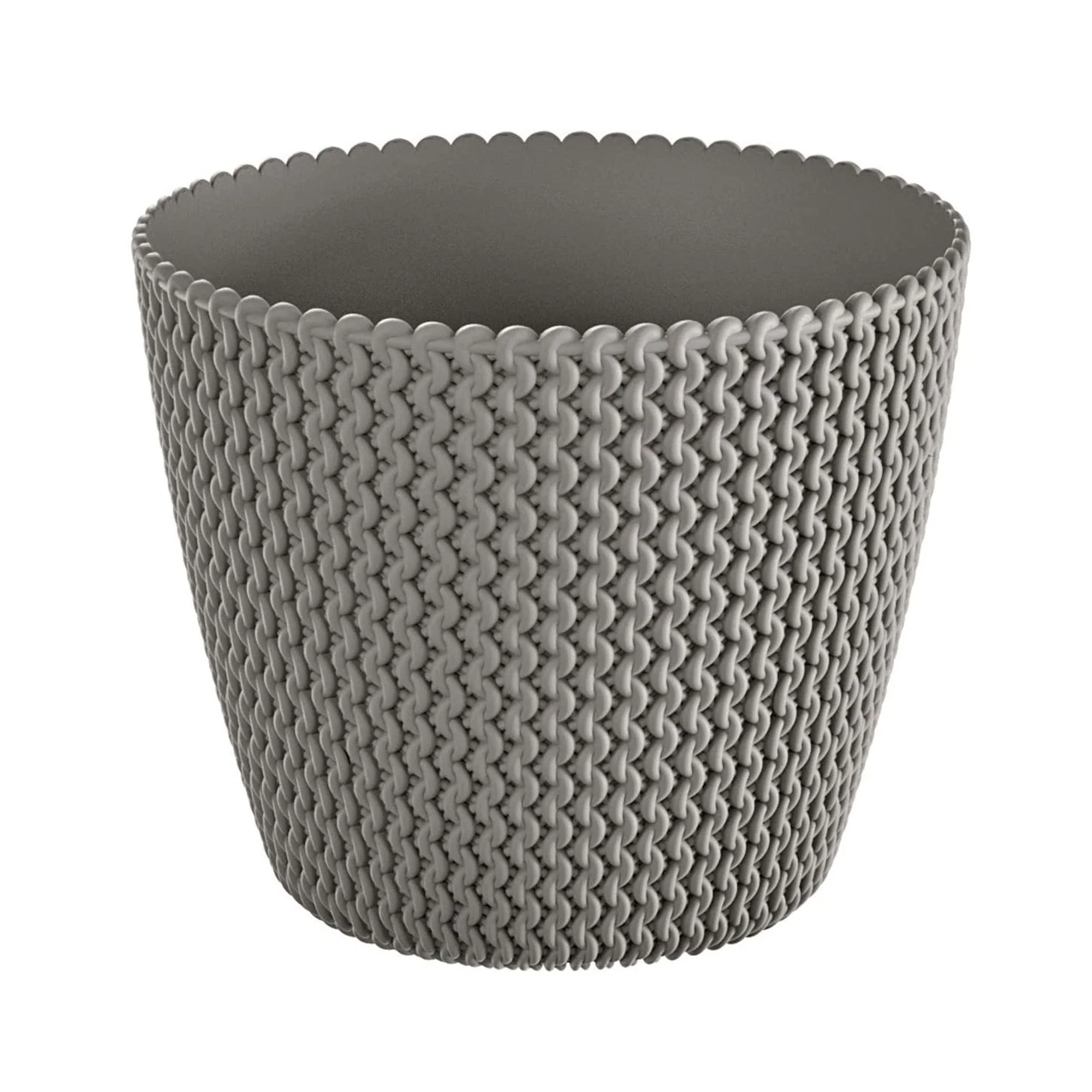 2x Maceta Redonda 11,5l Prosperplast Splofy De Plastico En Color Gris, Ø29,5 X 24,9 Cm - Image 4