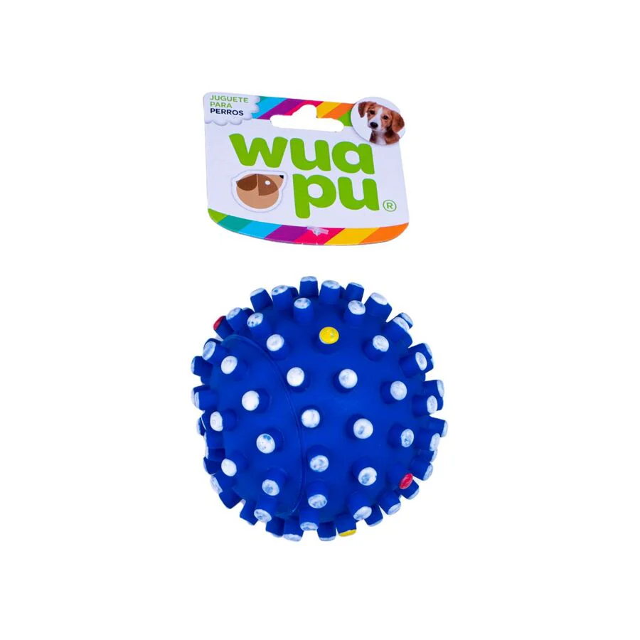3 Pelotas Para Perro Modelo Sputnik De 6cm En Colores Surtidos. Plástico Vinilo Flexible Con Sonido.