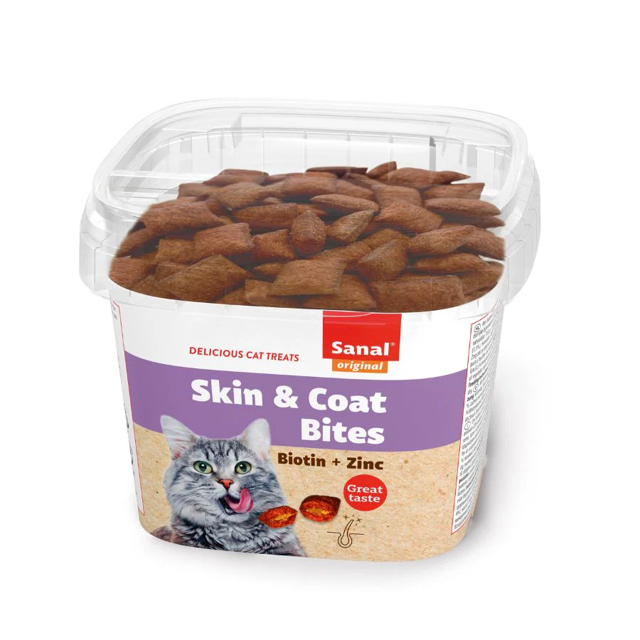 6u Snack Para Gato Skin&coat de Sanal, 75 Gr
