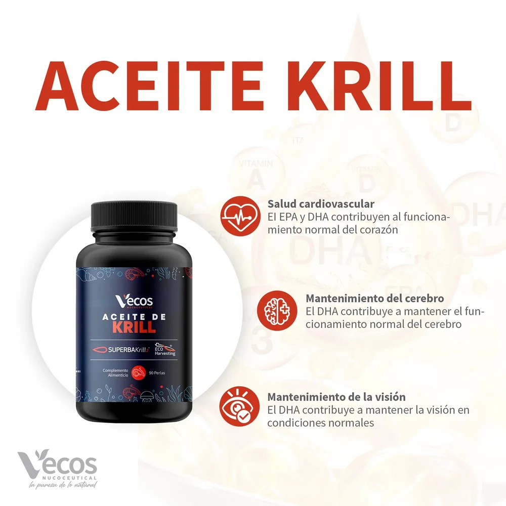 Aceite de krill Vecos 90 perlas - Image 3