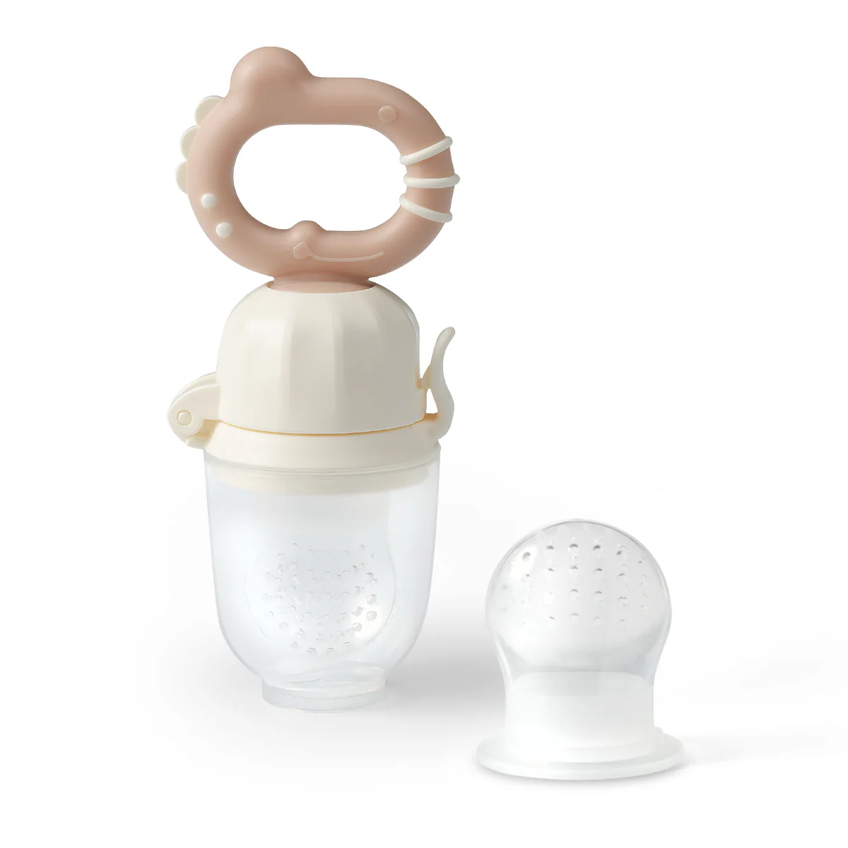 Alimentador Antiahogo Dino Beige Babyono