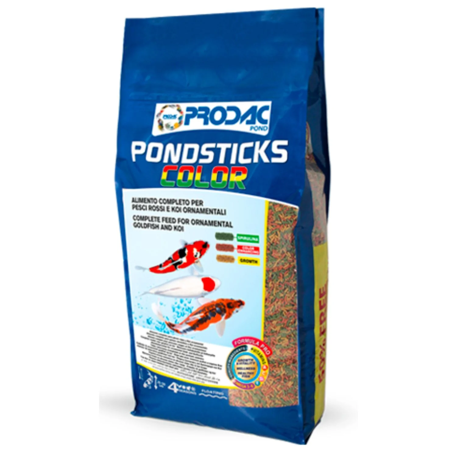 Alimento Para Peces Medianos Y Grandes De Estanque Pondsticks Color 4 Kg
