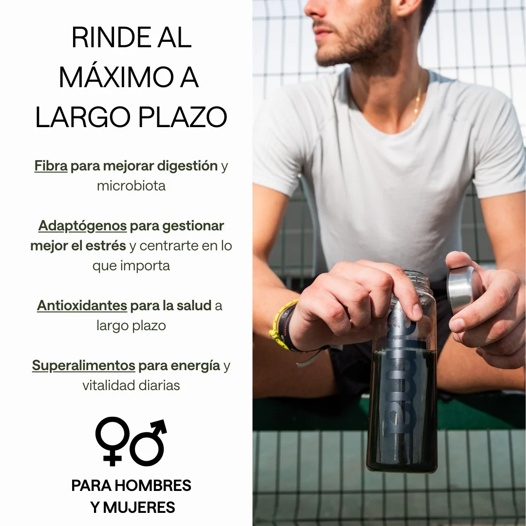 Alma® Batido Diario Espirulina Premium 300g | Complemento Alimenticio Con Adaptógenos, Prebióticos Y Vitaminas - Image 6