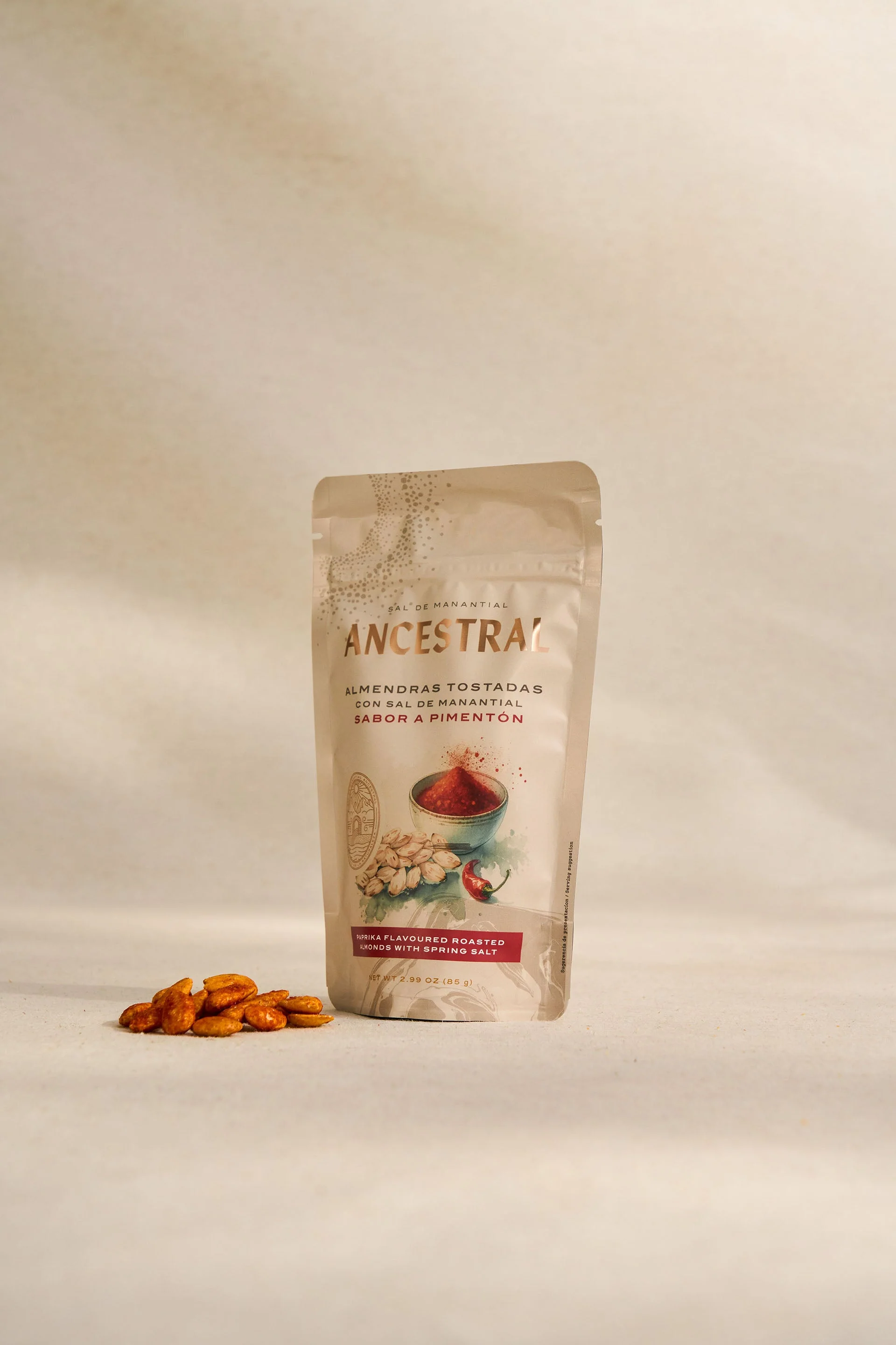 Almendra Tostada Sabor Pimentón De La Vera 85 G - Image 2