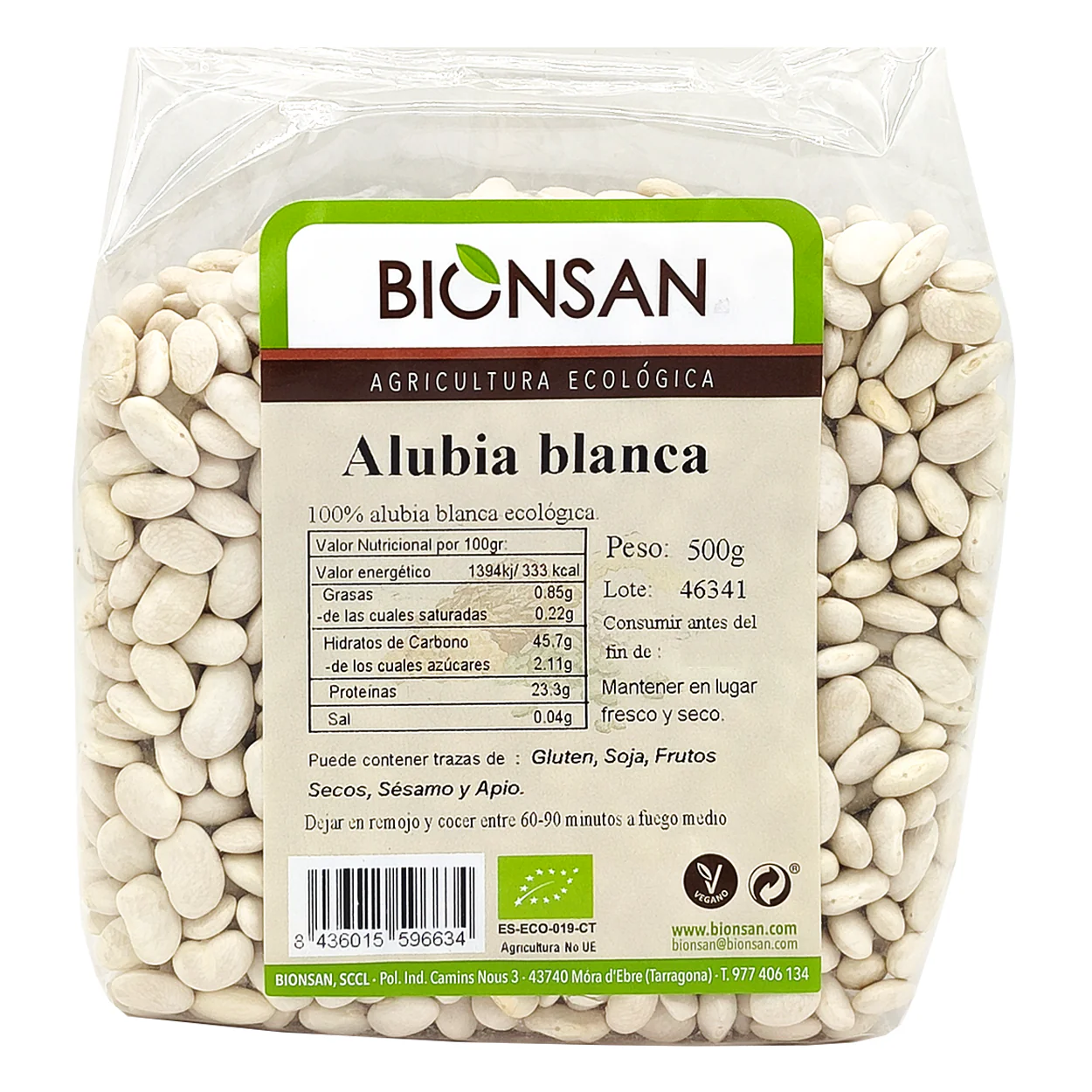 Alubia Blanca Eco Bionsan 500gr