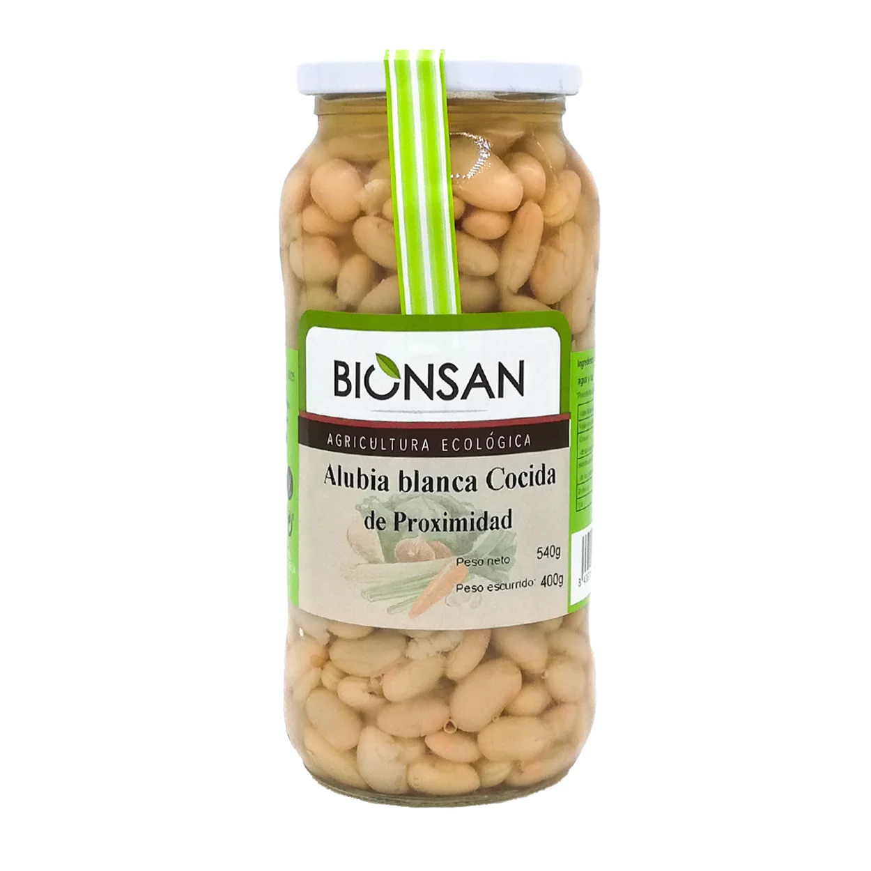 Alubias Blancas Cocidas Eco Bionsan 400gr