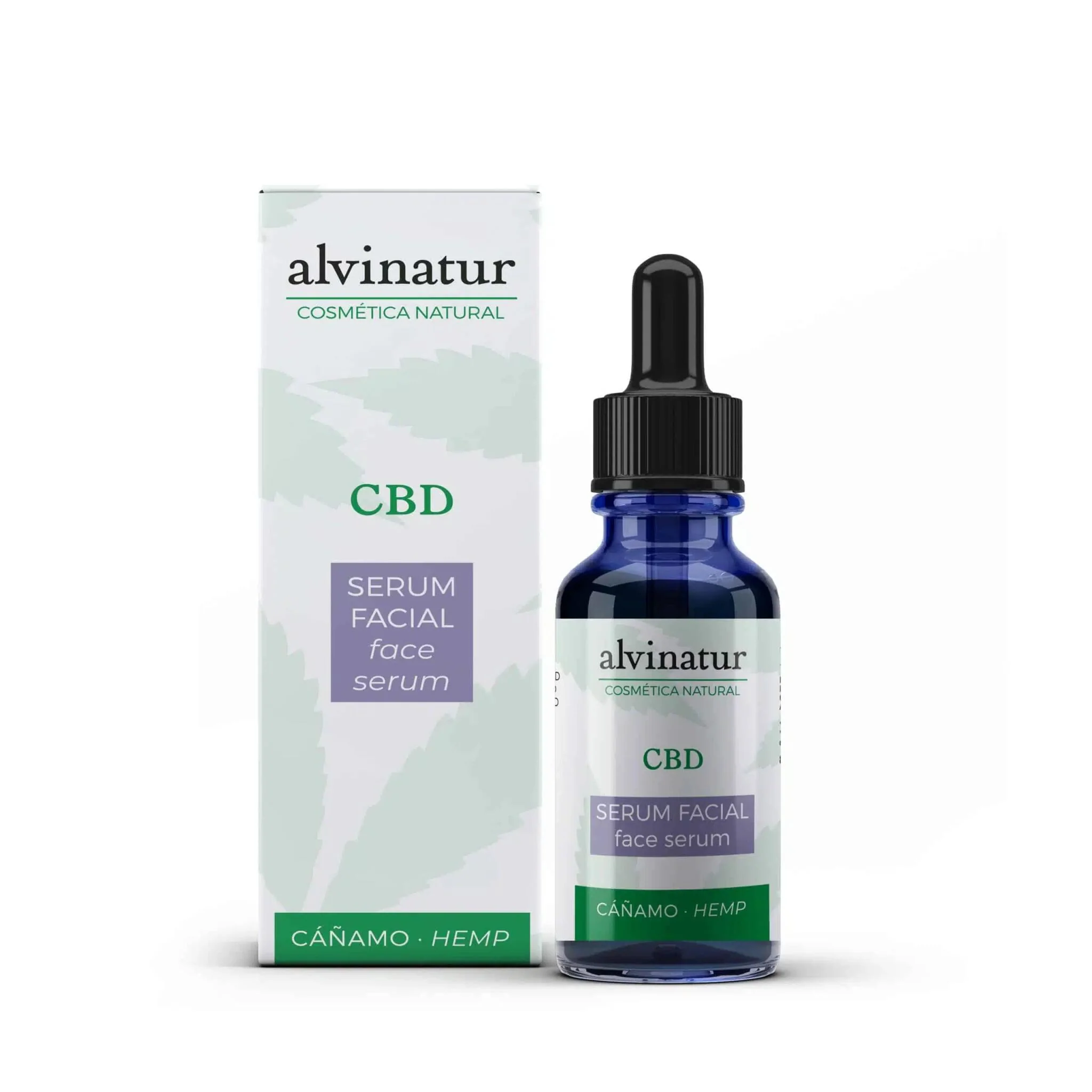 Alvinatur – Sérum Facial CBD 30 Ml – Cuidado Intensivo Del Rostro – Textura Ligera Con Gotero En Envase De Cristal