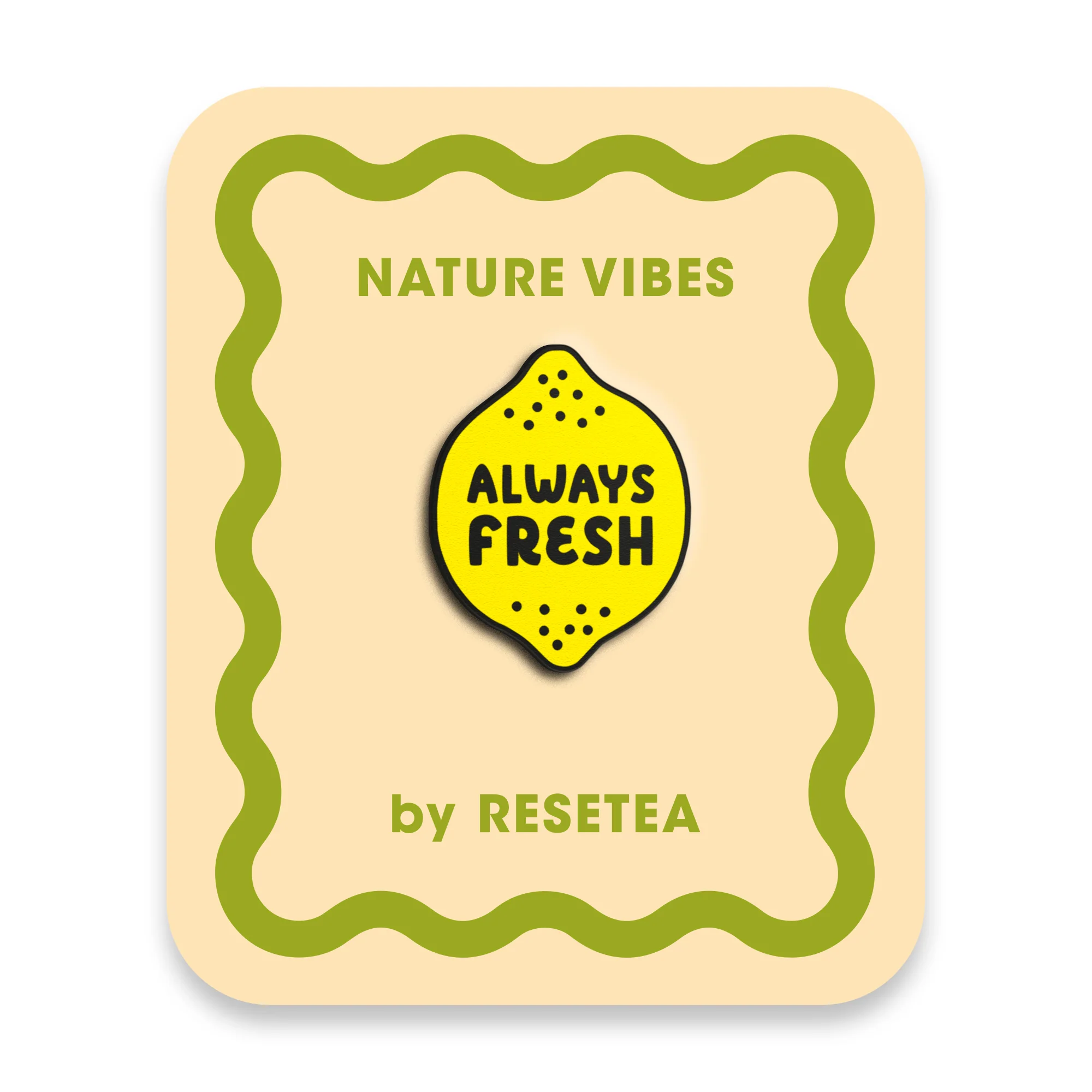 Always Fresh Pin | Accesorio Moderno Y Original Para Chaquetas, Mochilas Y Bolsos