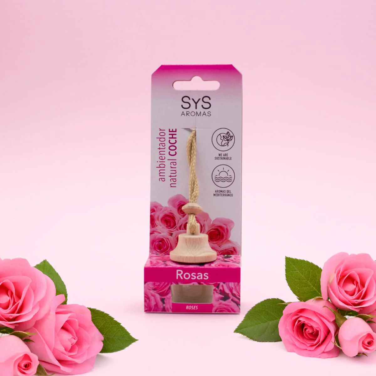 Ambientador Coche Rosas Style 7 ml SYS Aromas | Fragancia Floral | Aroma Duradero para Vehículo - Image 2