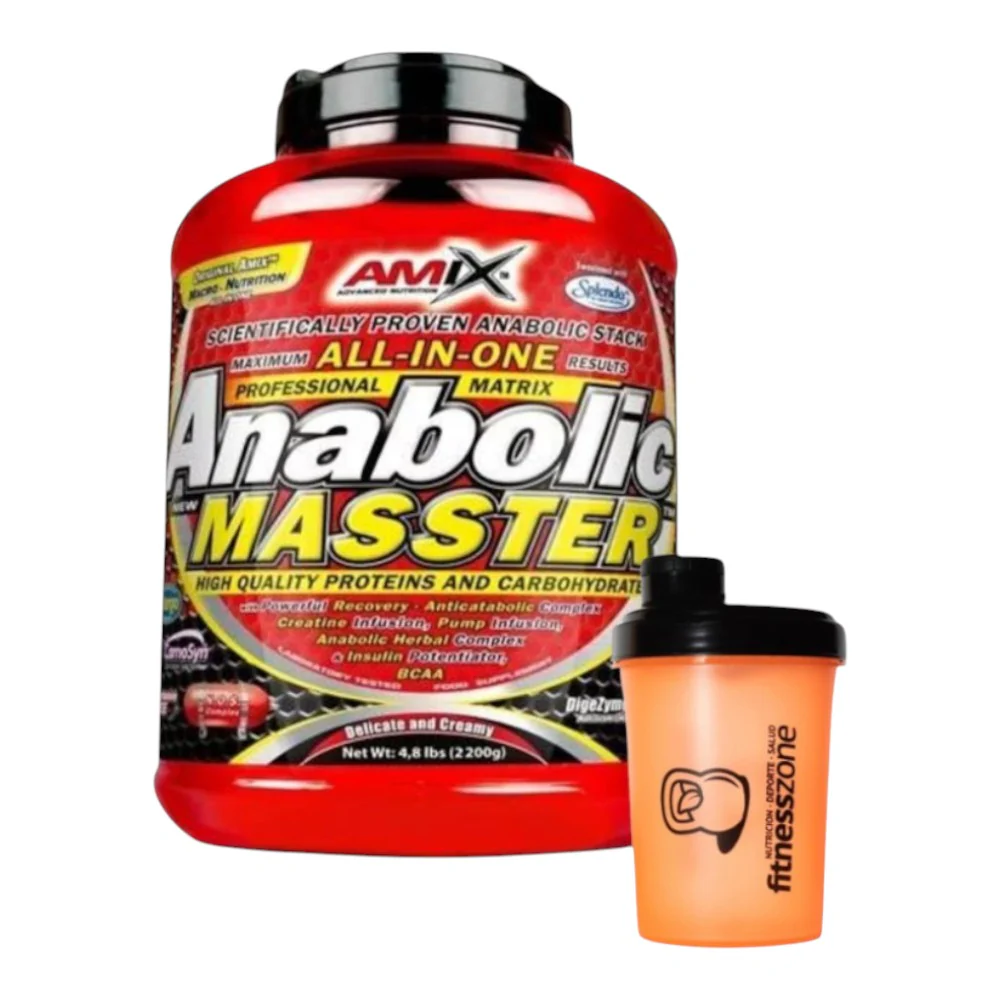 Anabolic Masster 2.2 Kg + ¡shaker Fitnesszone De Regalo! Vainilla