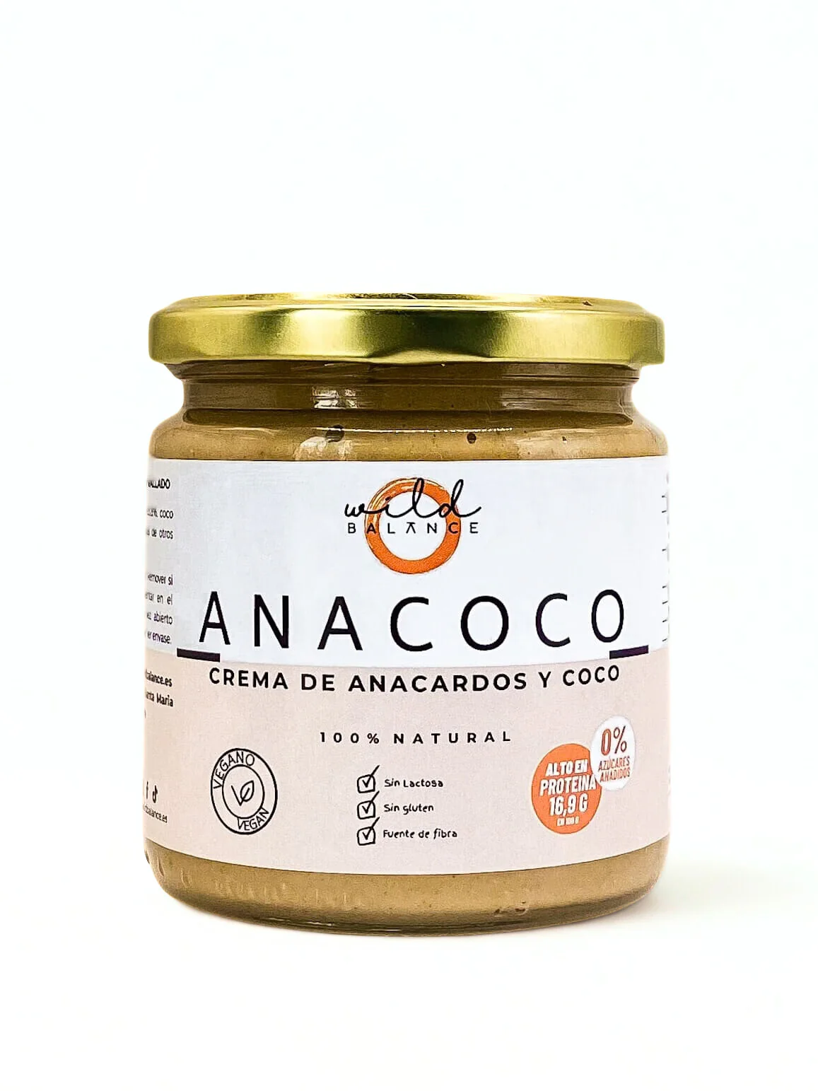 Anacoco - Crema De Anacardos Y Coco 100% Natural - 350 Gr
