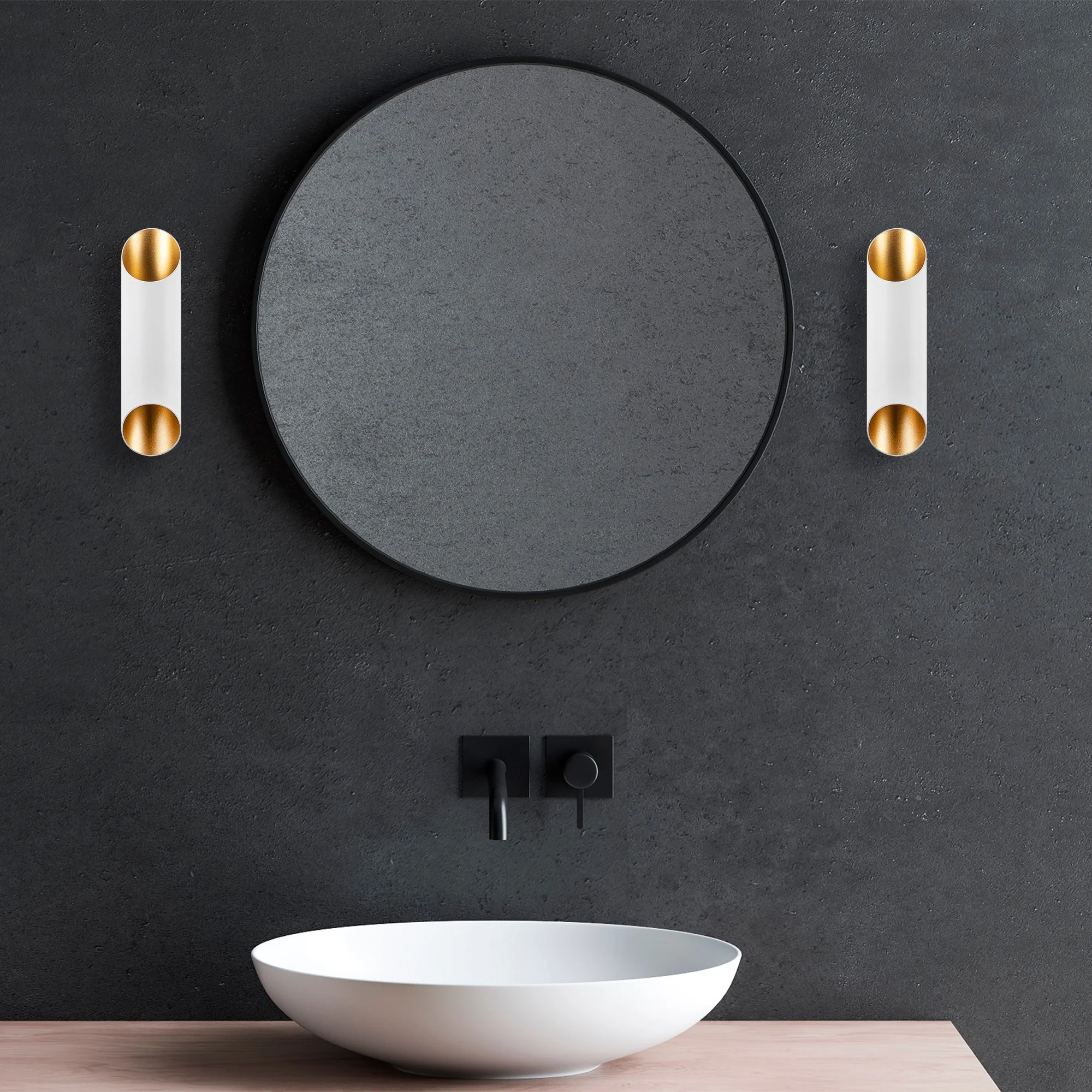 Aplique De Pared, Metal , Blanco, 8x12x30, Casquillo 2 X G9 Max 10 W - Image 4