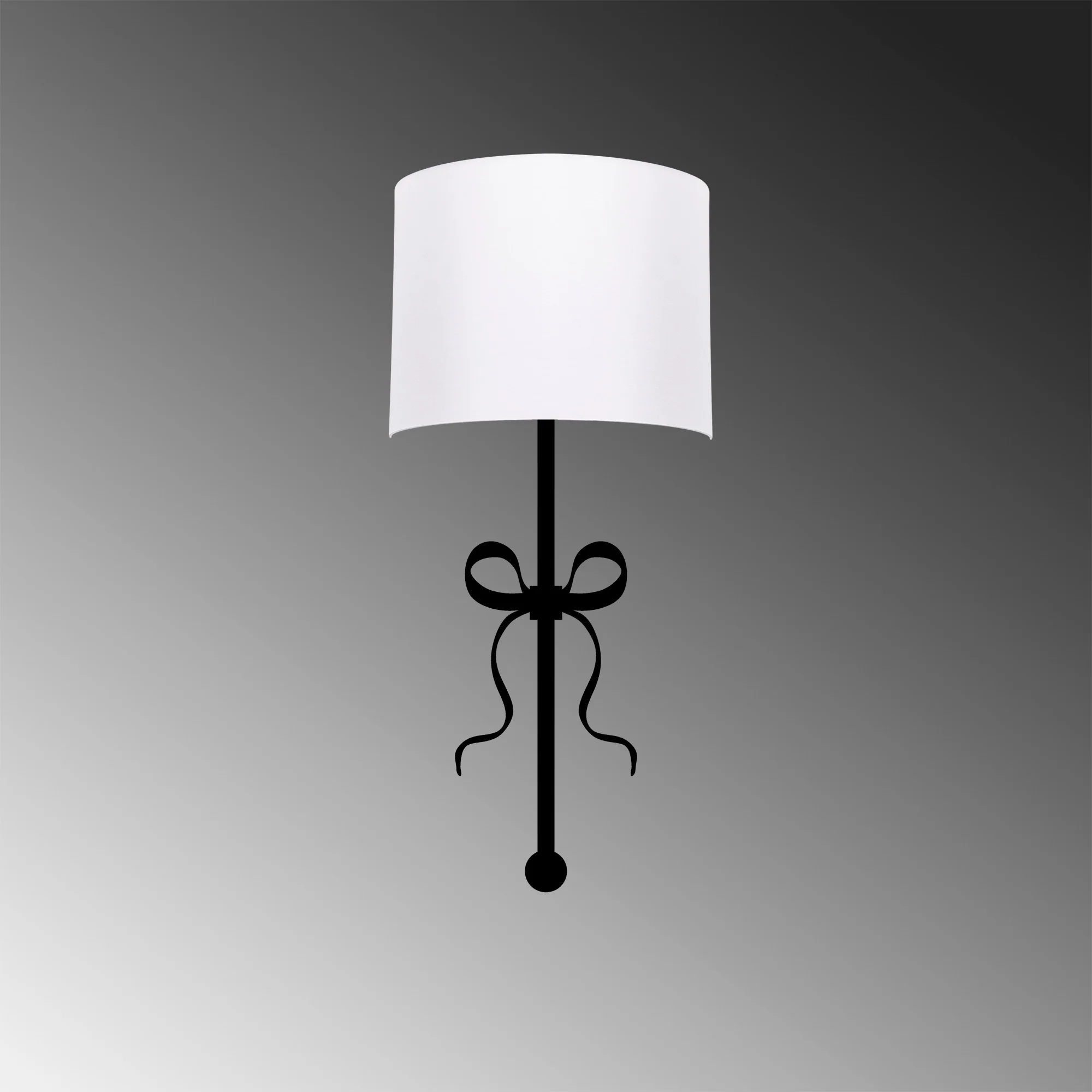 Aplique De Pared, Metal , Blanco negro, 15x28x57, Casquillo E 27 Max 40 W - Image 5