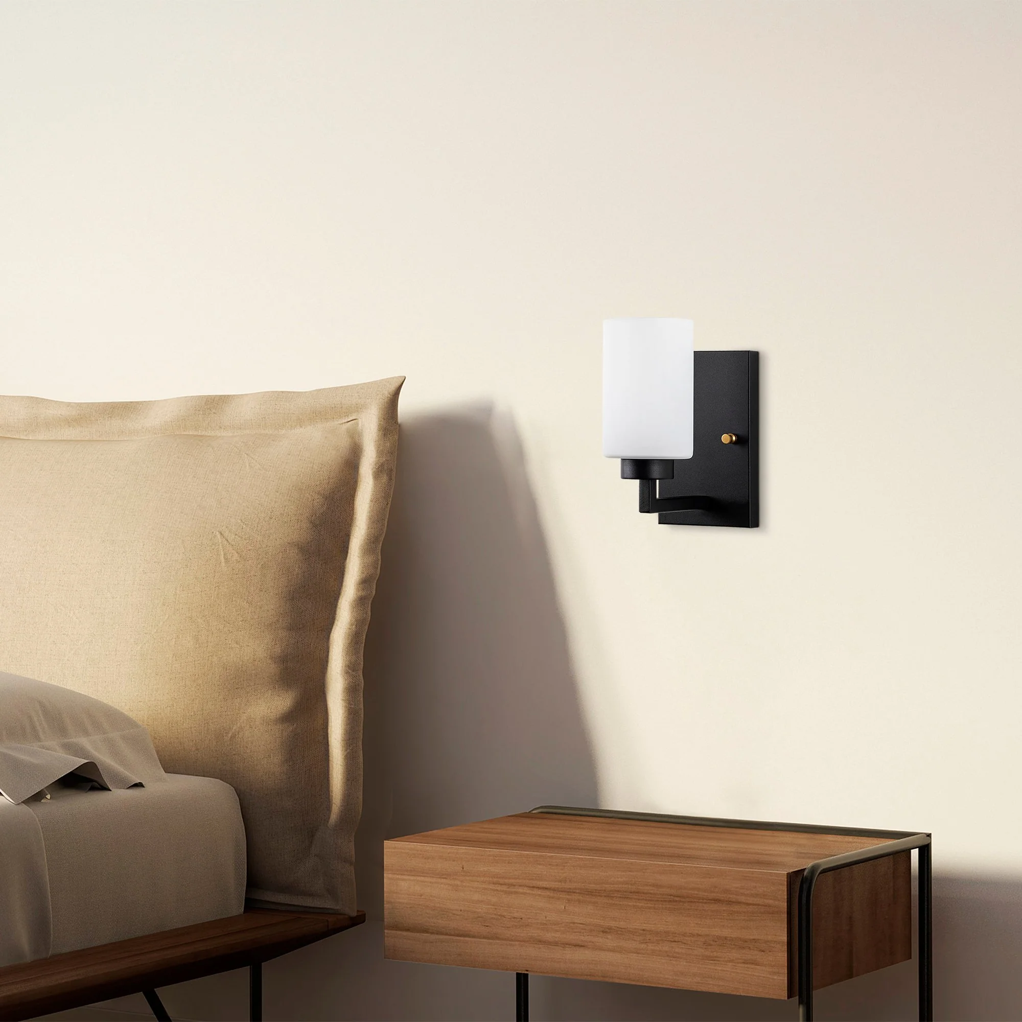 Aplique De Pared, Metal , Negro, 10x19x23, Casquillo E27 Max 40 W - Image 6