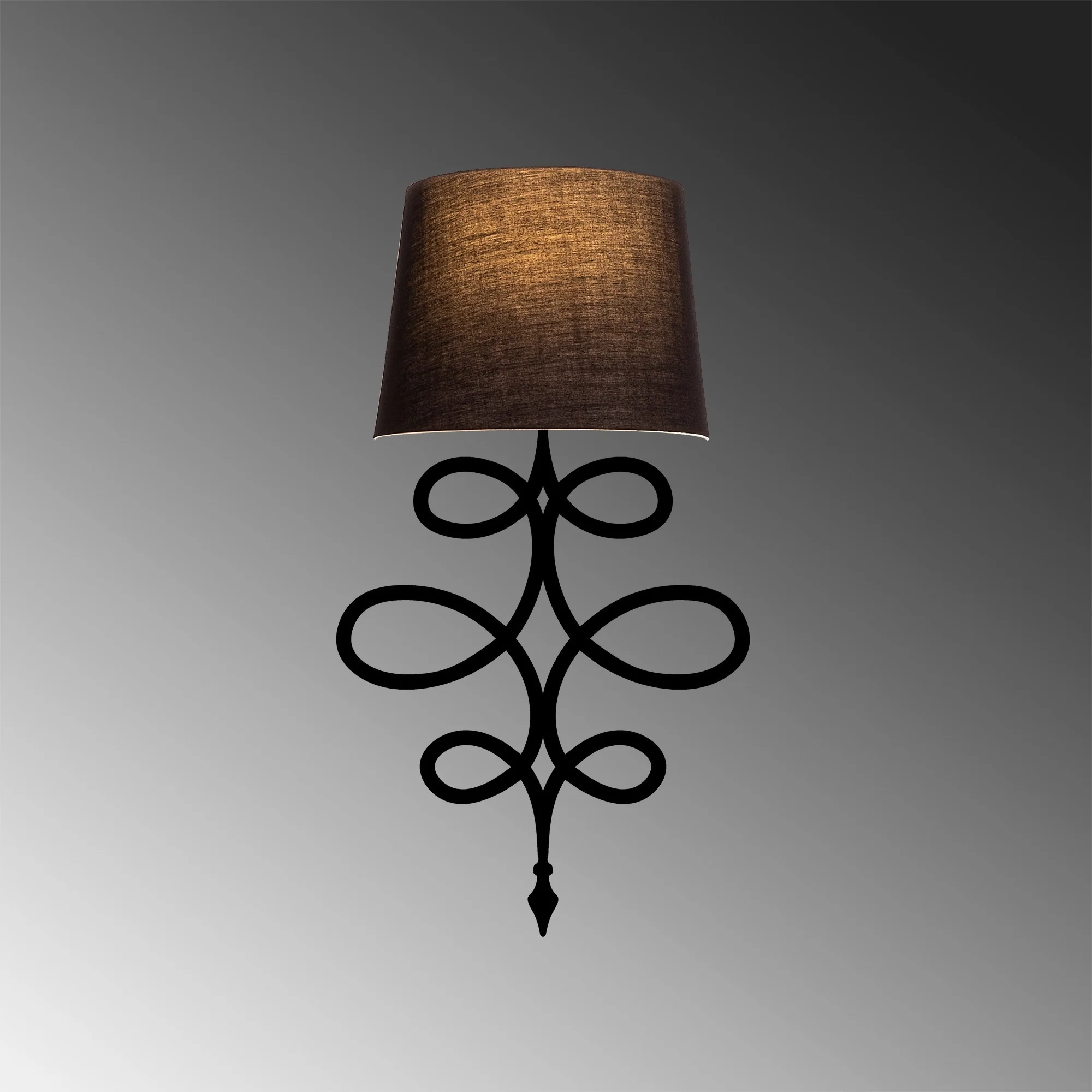 Aplique De Pared, Metal , Negro, 15x28x62, Casquillo E 27 Max 40 W - Image 5