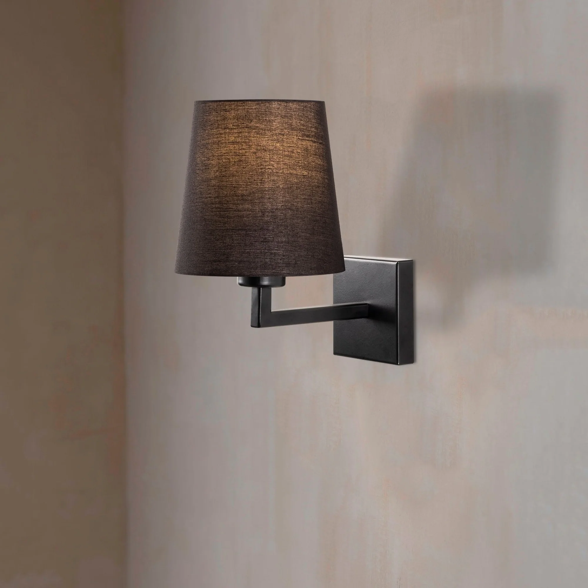 Aplique De Pared, Metal , Negro, 18x24x30, Casquillo E 27 Max 40 W - Image 6