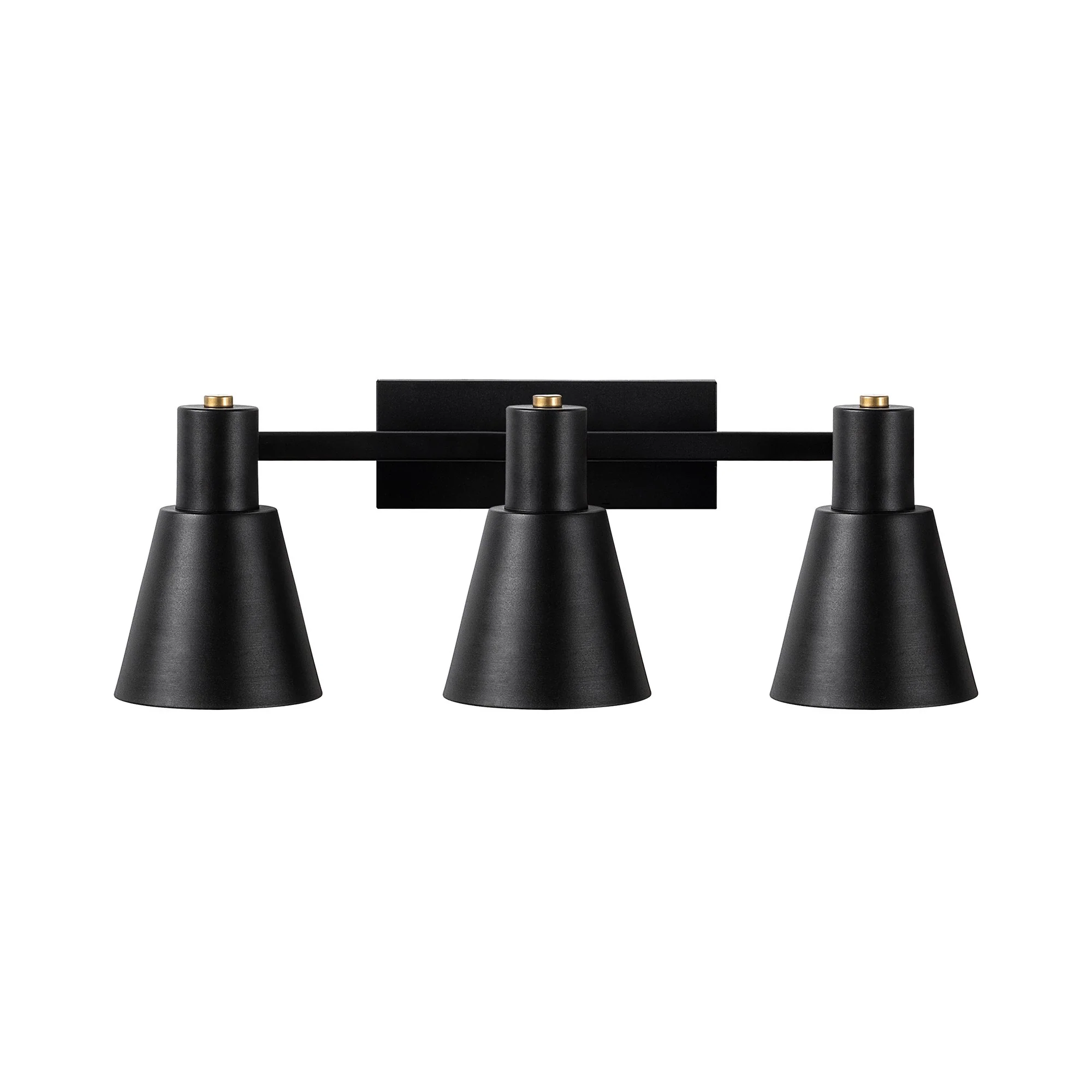 Aplique De Pared, Metal , Negro, 60x21x21, Casquillo 3 X E27 Max 40 W