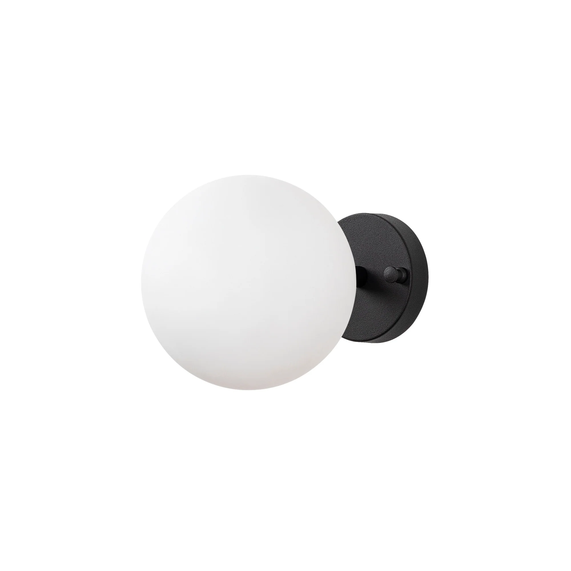 Aplique De Pared Pantalla Blanca, Metal , Negro, 15x15x24, Casquillo E14 Max 15 W