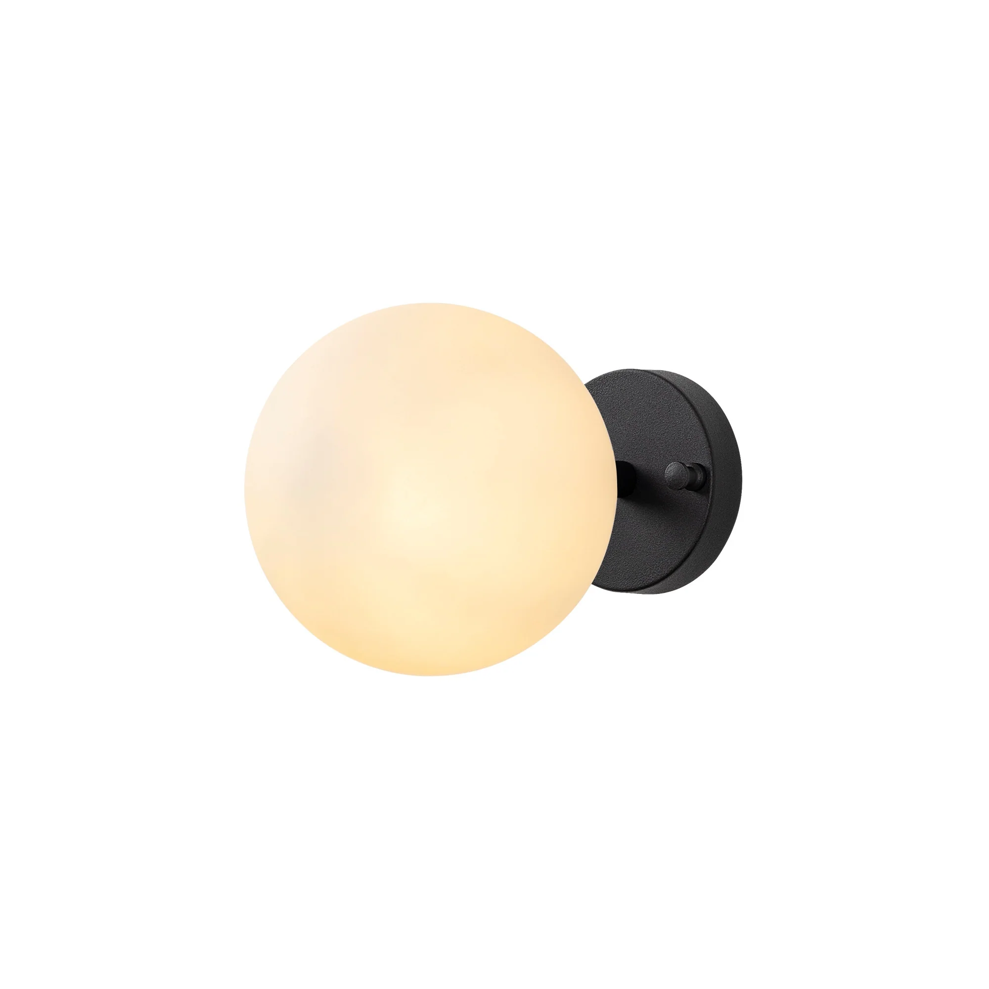 Aplique De Pared Pantalla Blanca, Metal , Negro, 15x15x24, Casquillo E14 Max 15 W - Image 3