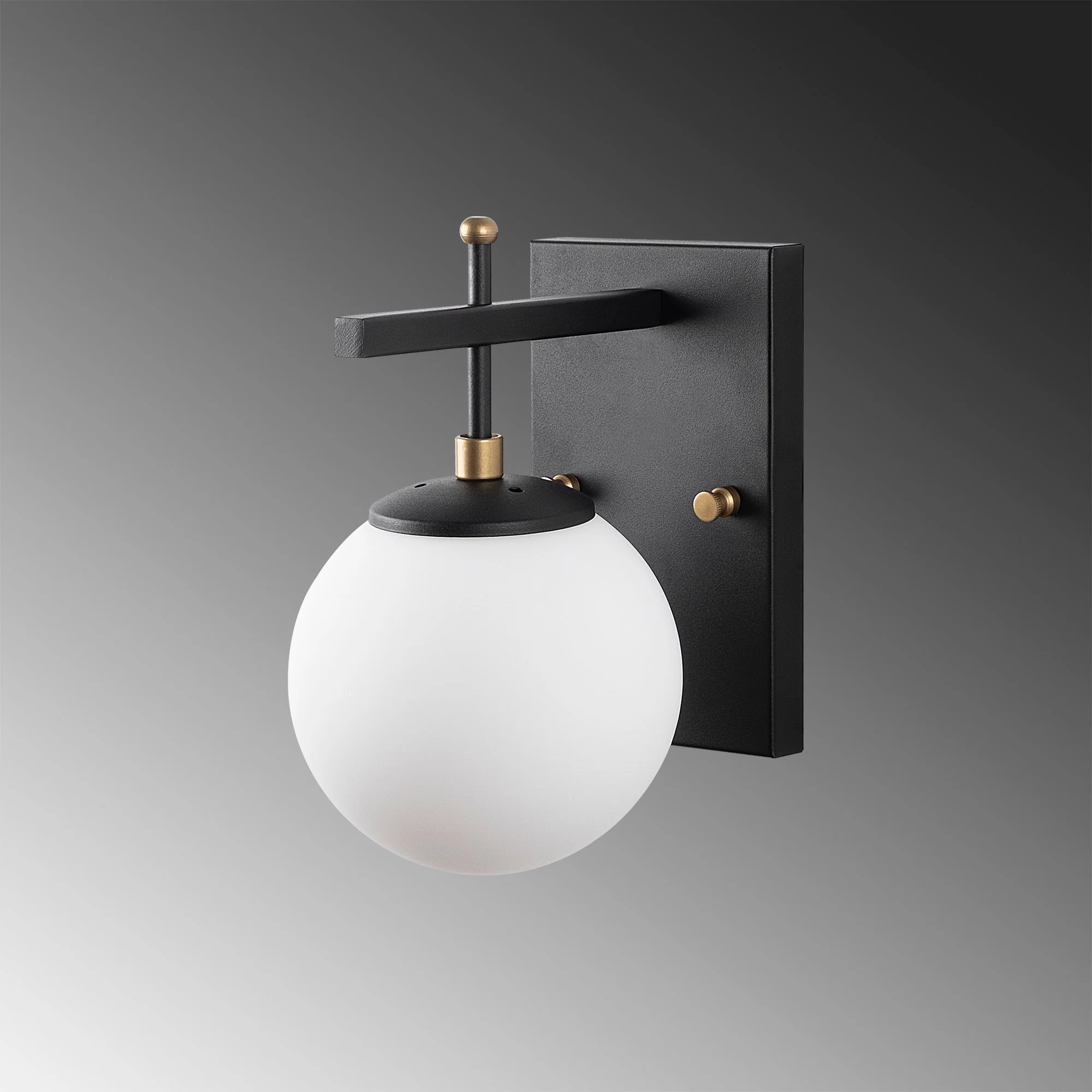 Aplique De Pared Pantalla Blanca, Metal , Negro, 15x20x15, Casquillo E14 Max 40 W - Image 4