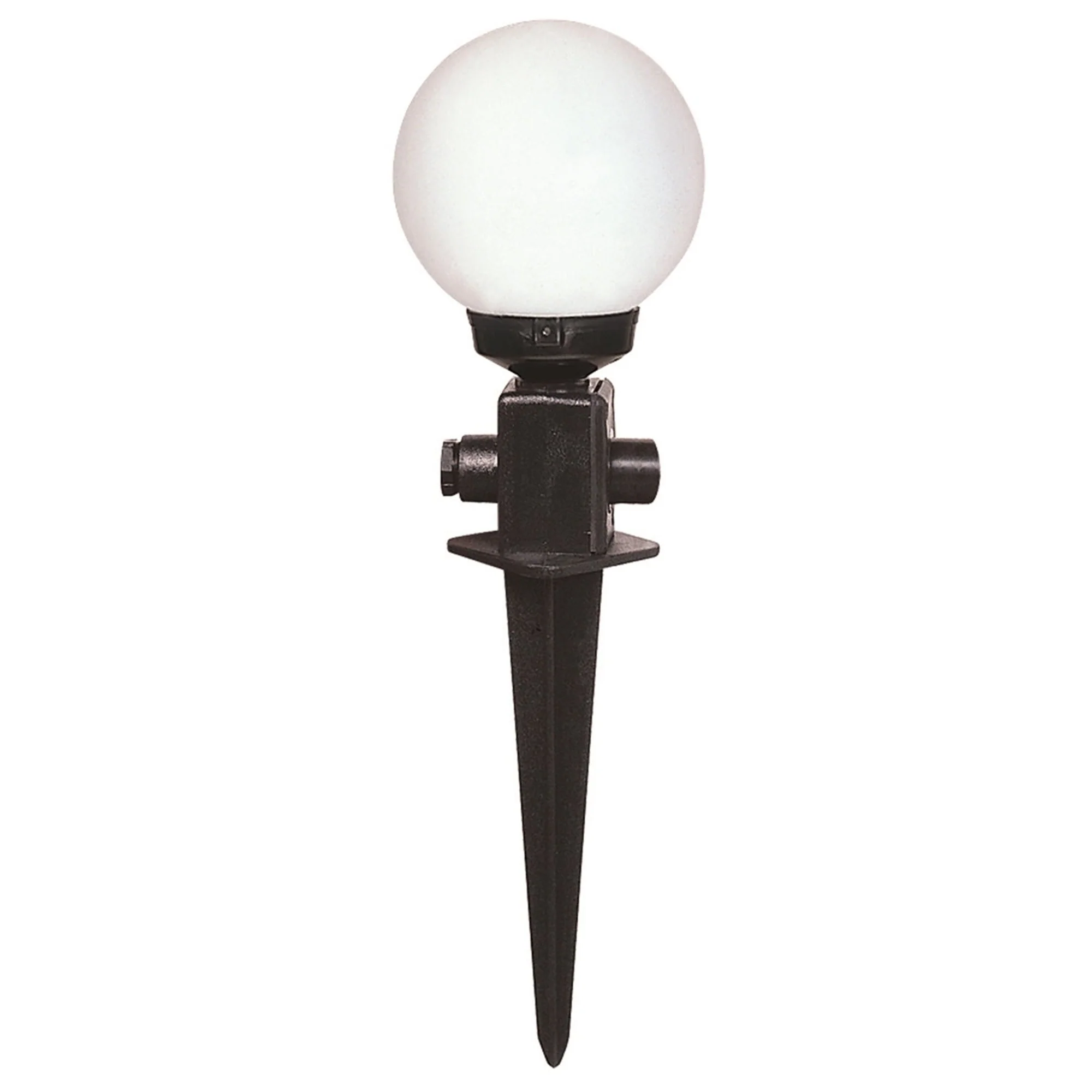 Aplique De Pared Pantalla Libre Para Exterior, Abs , Negro, 20x20x50, Casquillo E 27 Max 60 W