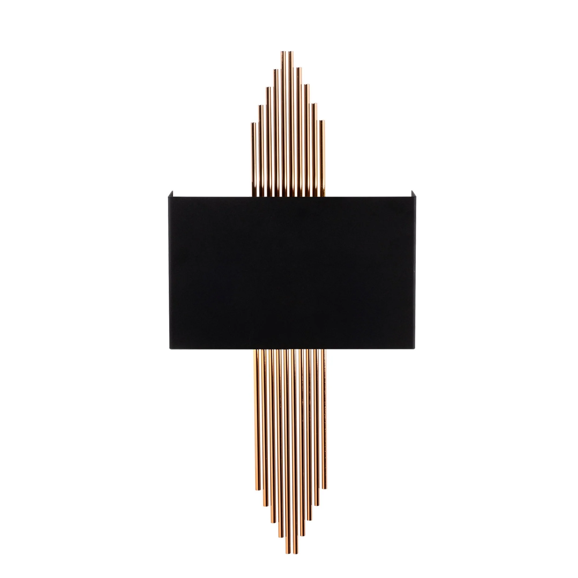Aplique De Pared Recto, Metal , Negro cobre, 75x10x22, Casquillo E 27 Max 40 W - Image 3