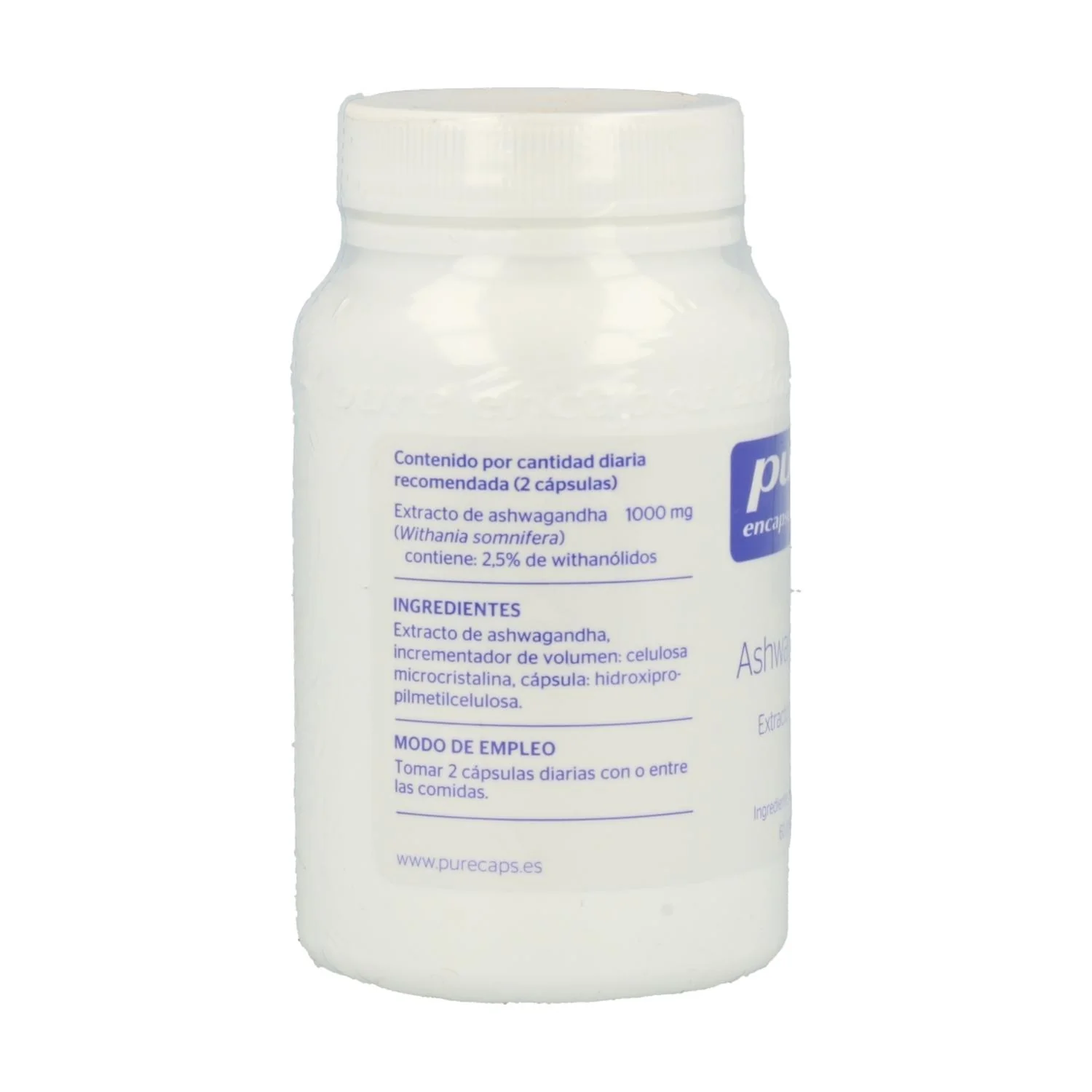 Ashwagandha Pure Encapsulations 60 cápsulas - Image 2