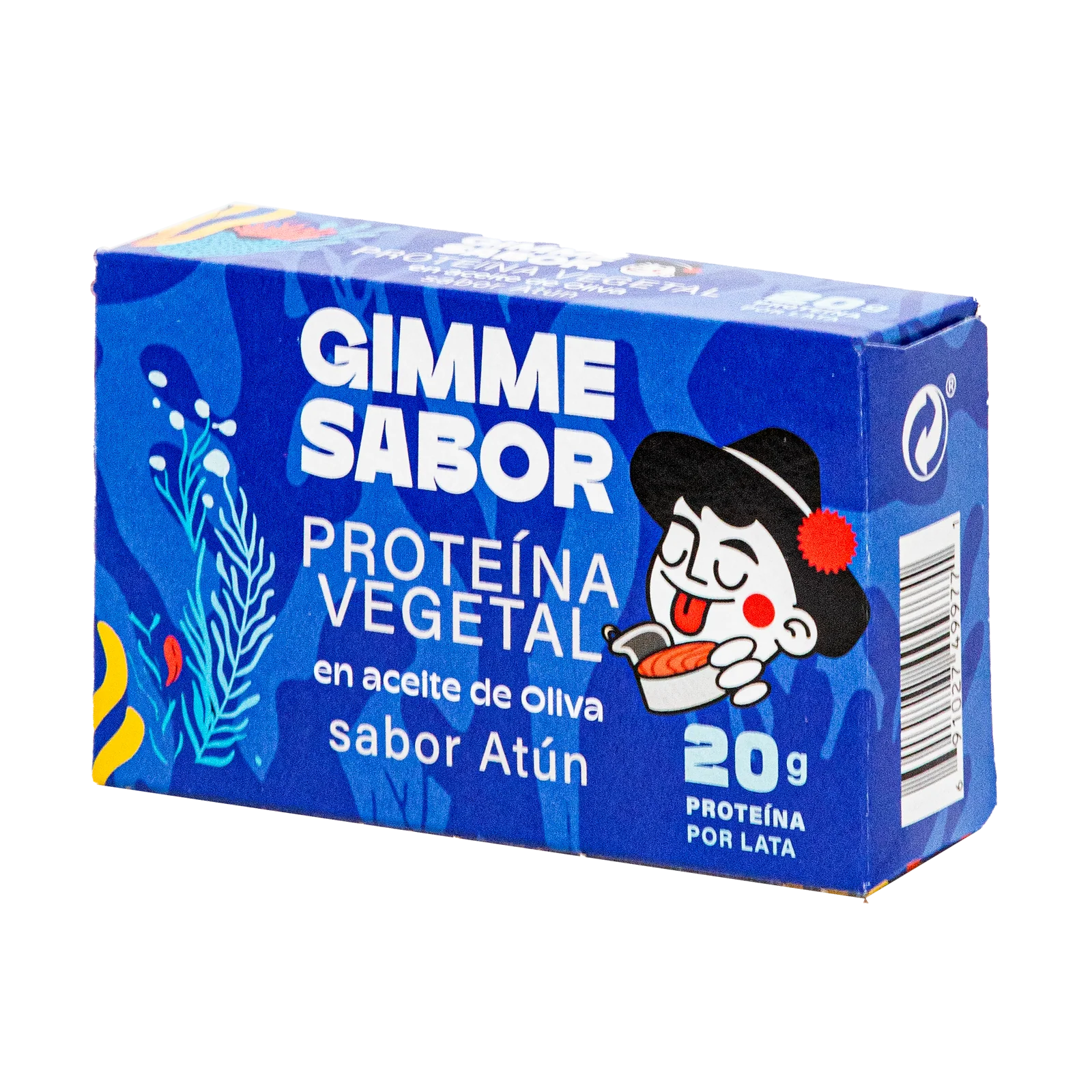 Atún Vegano en Aceite de Oliva 120g | Sin Gluten, Sin Aditivos, Sin Alérgenos | Gimme Sabor