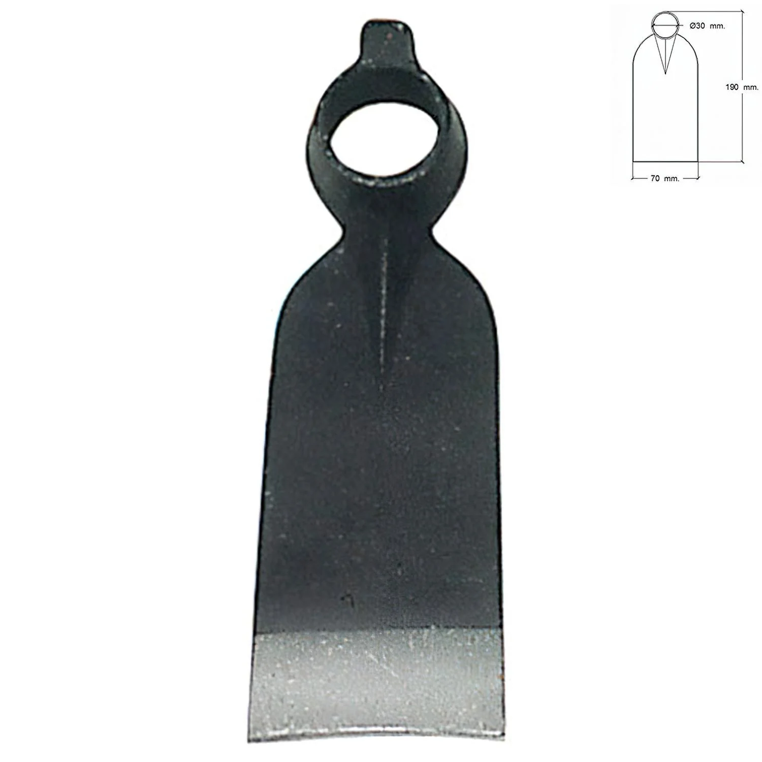 Azada Forjada Sin Mango 210/ 460 Gramos