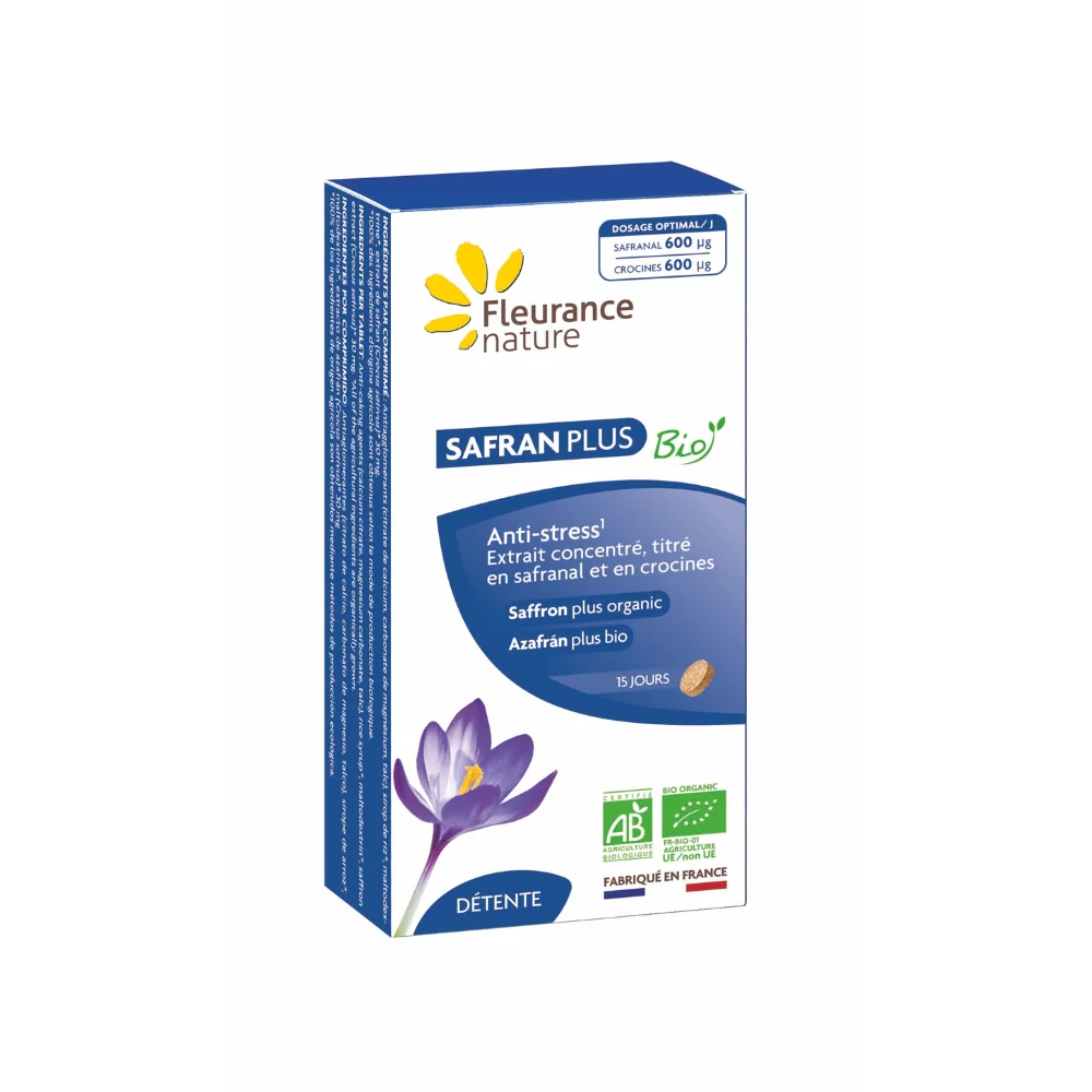 Azafrán Plus Fleurance Nature 15 Comprimidos