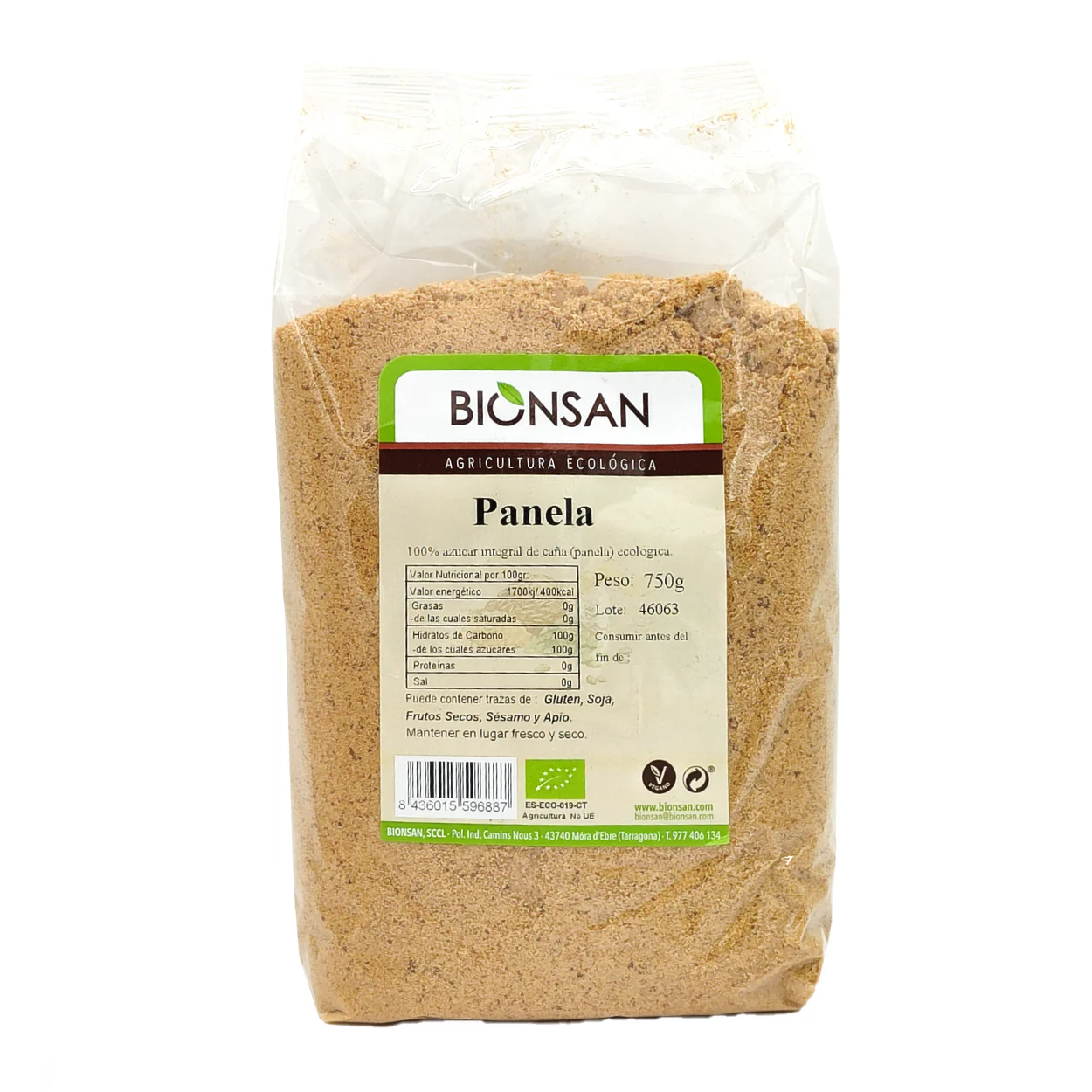 Azúcar Panela Eco Bionsan 750gr