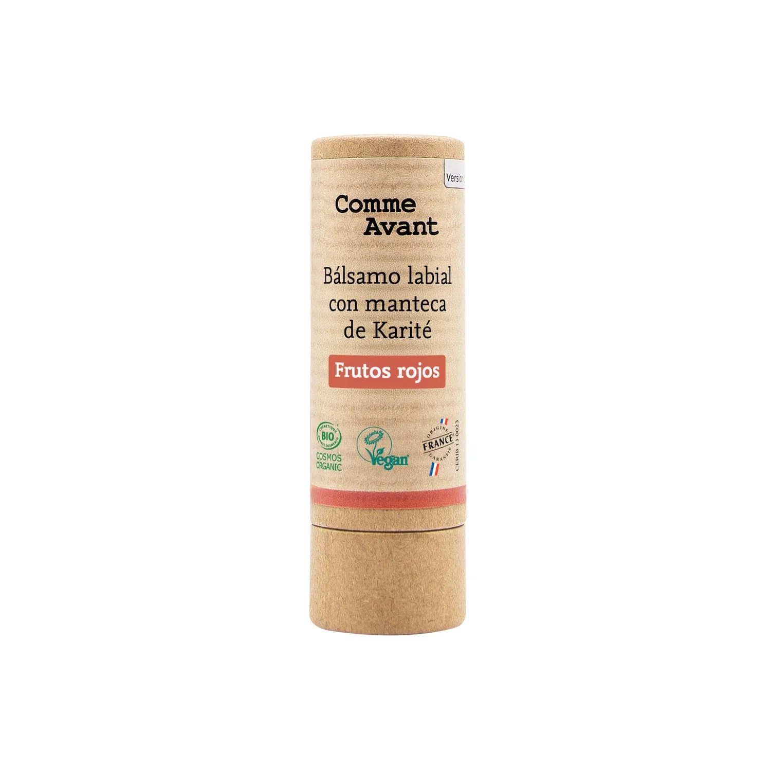 Bálsamo labial con manteca de karité Frutos rojos Comme Avant 15 g - Image 2
