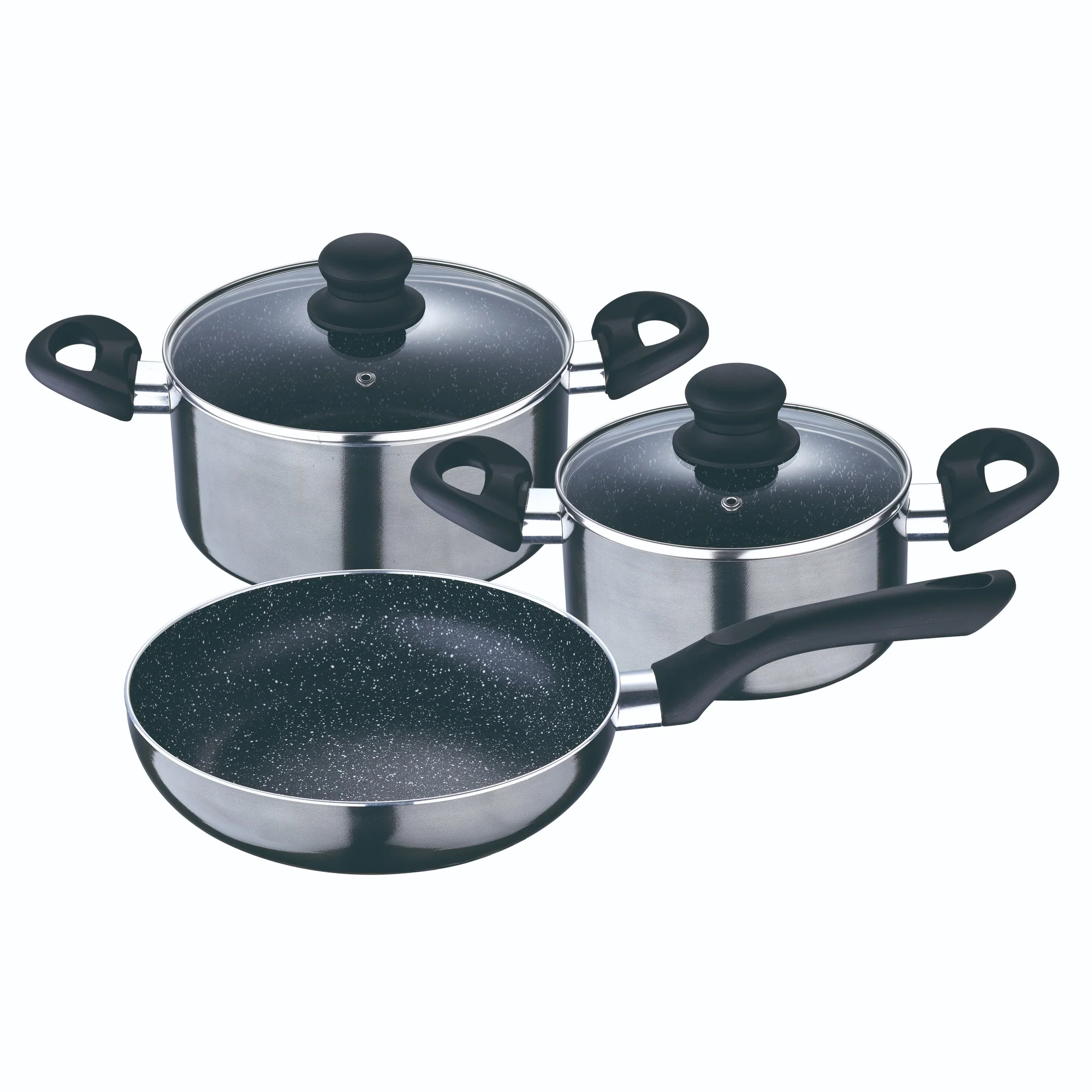 Bateria 5pc Aluminio Prensado Ind Soria