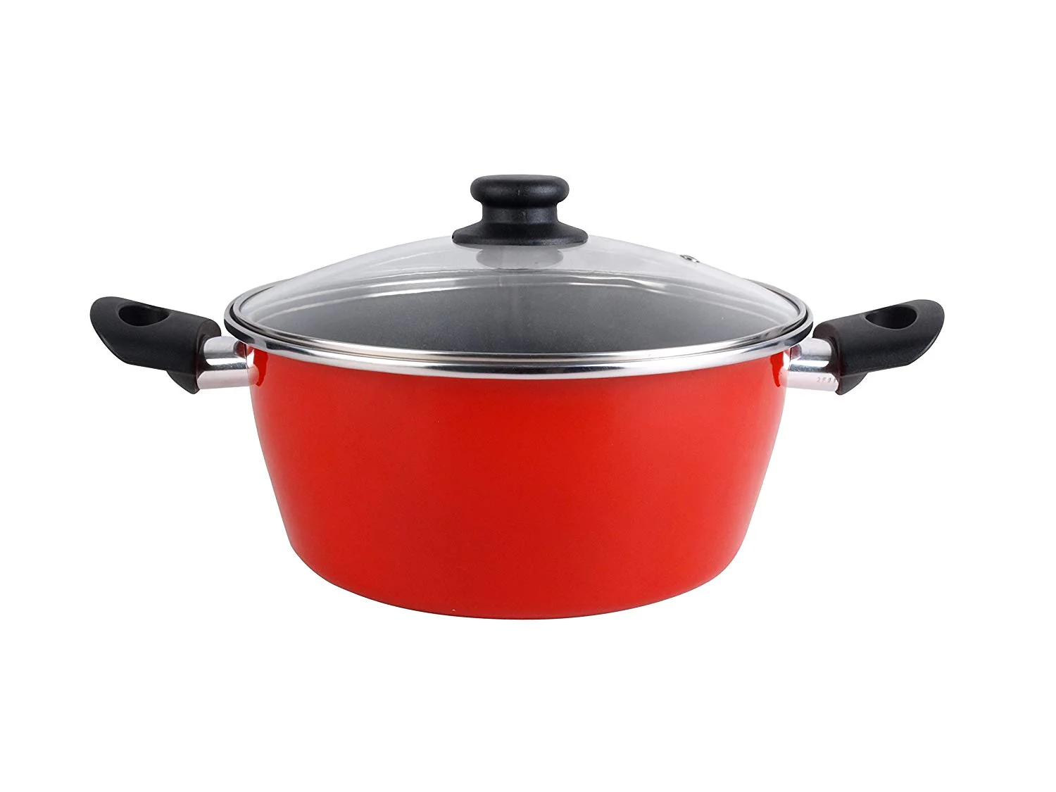 Batería De Cocina 5 Piezas, Inducción, Antiadherente, Libre Pfoa, Acero Vitrificado, Libre Pfoa Magefesa Grana, Rojo - Image 3