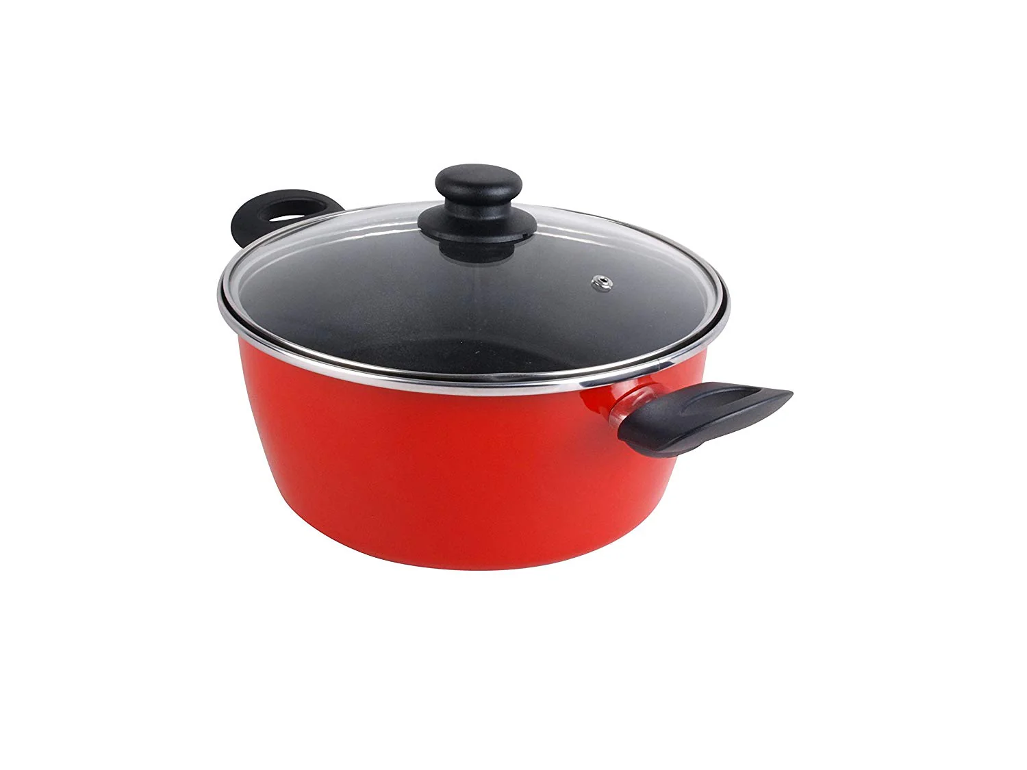 Batería De Cocina 5 Piezas, Inducción, Antiadherente, Libre Pfoa, Acero Vitrificado, Libre Pfoa Magefesa Grana, Rojo - Image 6