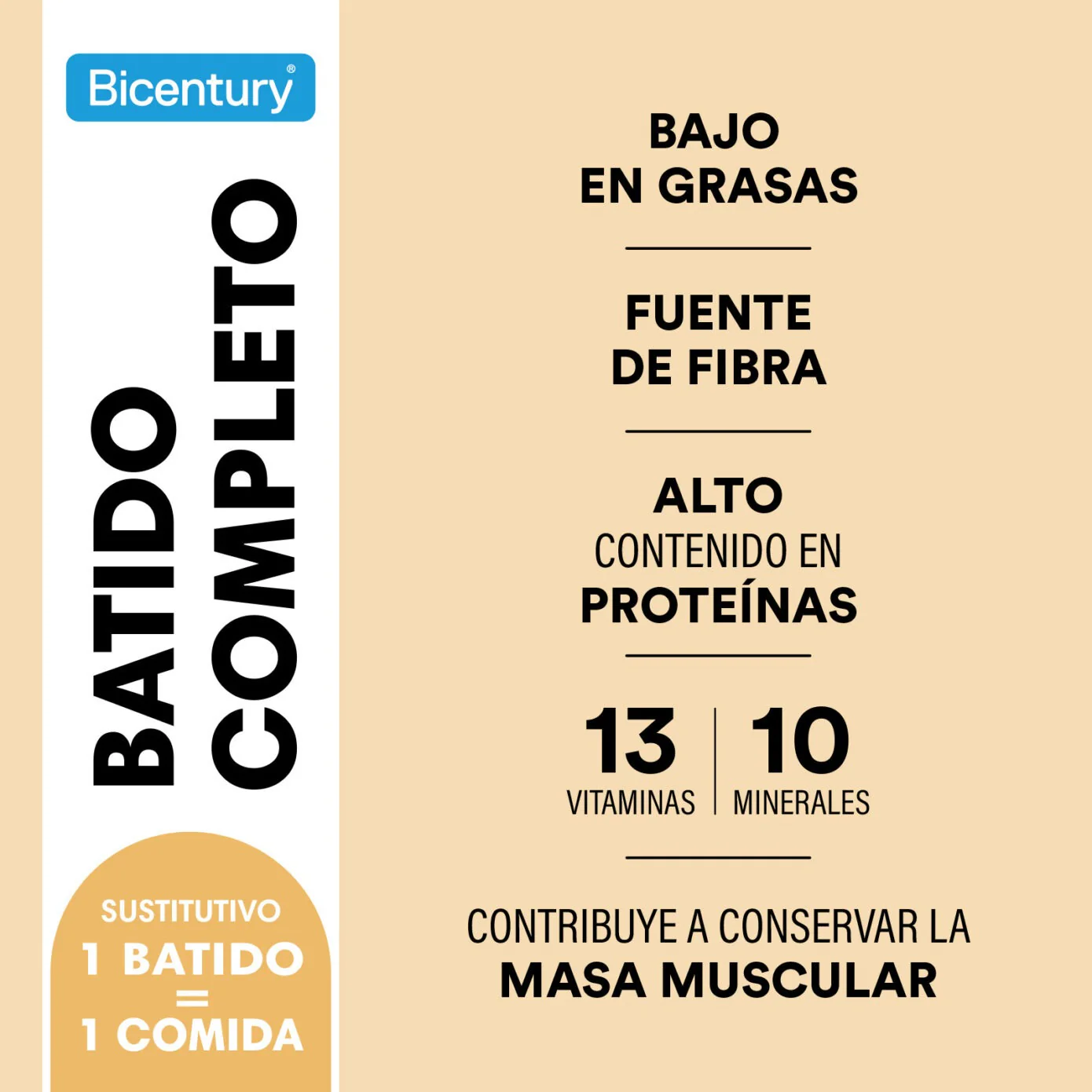 Batido Completo Vainilla BICENTURY 436g - Image 4