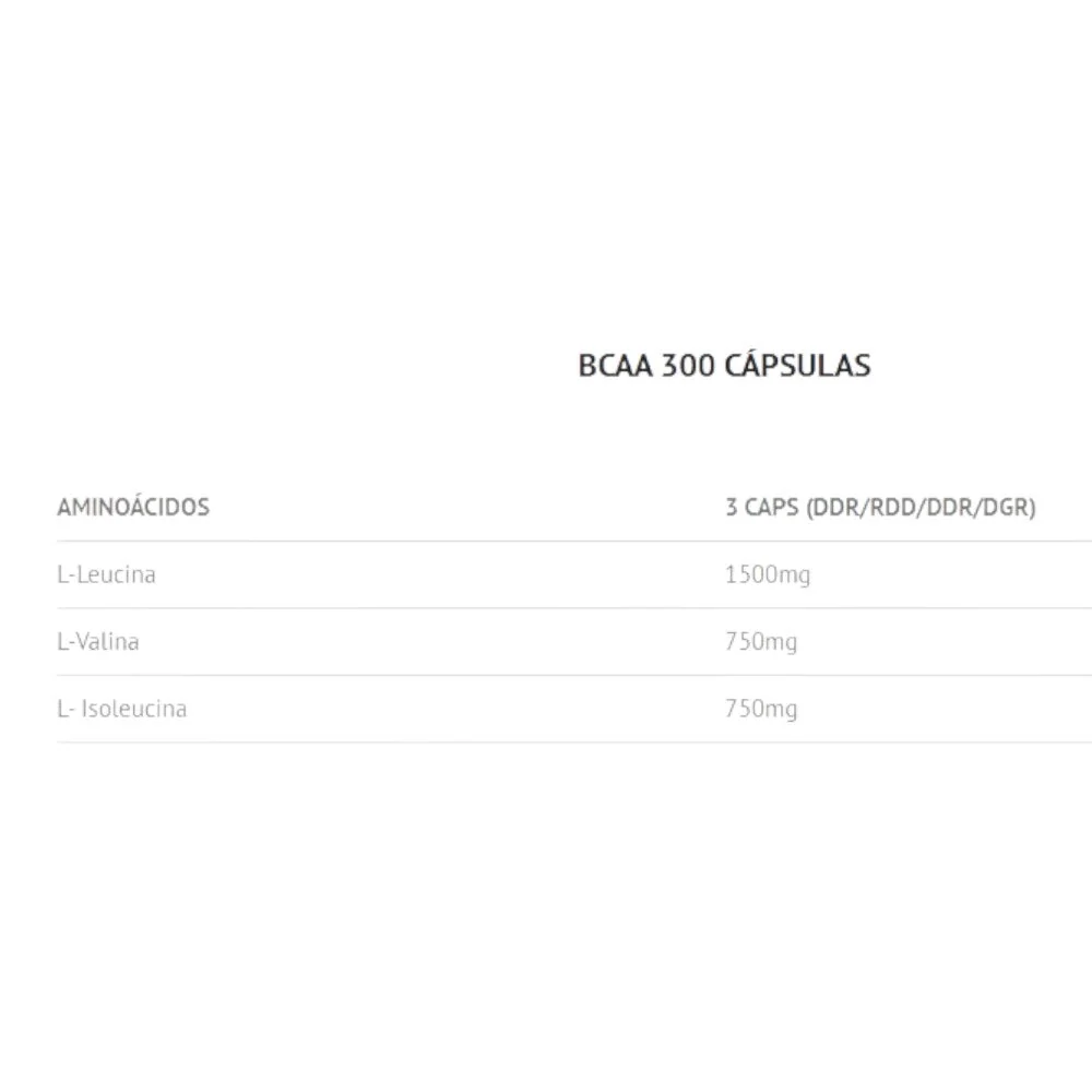 Bcaa 1000 Mg Fermentación Natural 300 Caps - Image 2