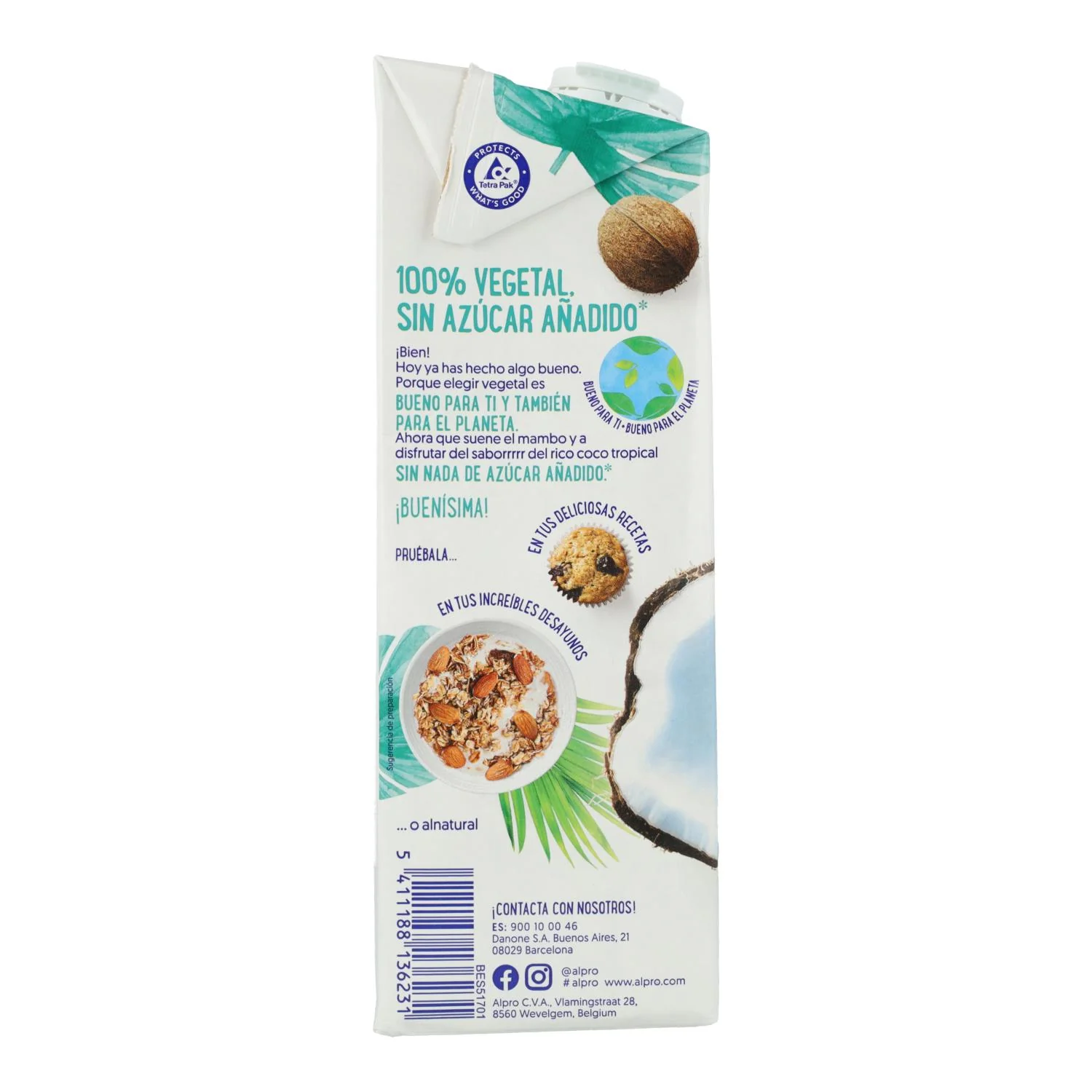 Bebida de Coco Alpro 1 Litro - Image 4