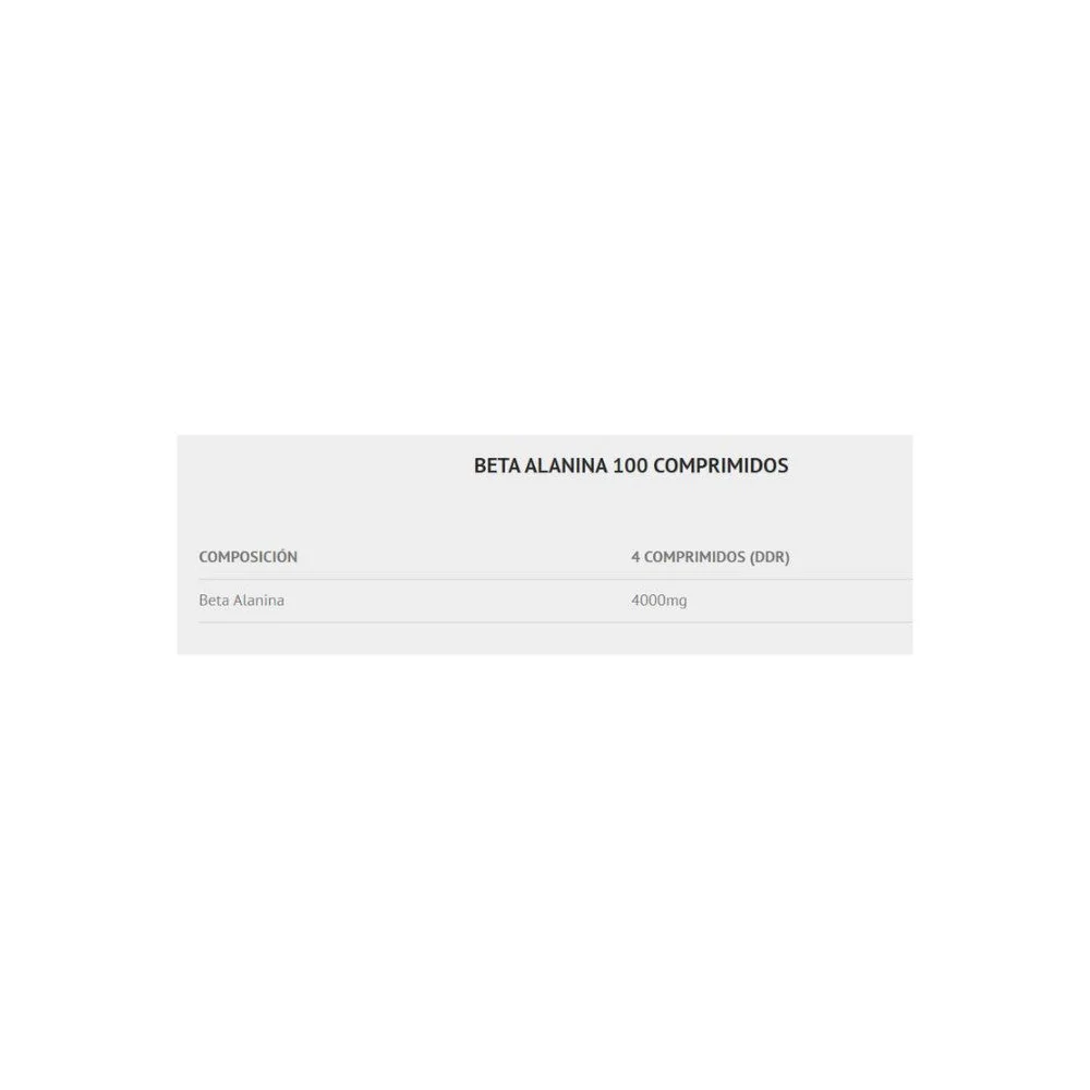 Beta Alanine 1000 100 Tab - Image 2