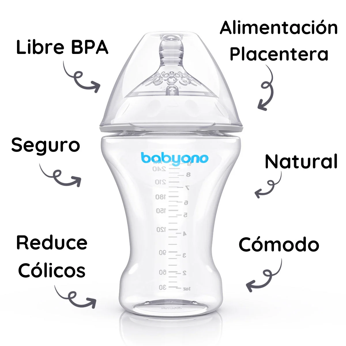 Biberón Anticólico 180ml Imitación Pecho Natural Nursing - Image 6