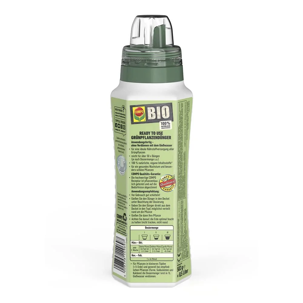 Bio fertilizante direct plantas verdes Compo 500 ml - Image 3