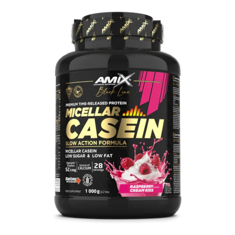 Black Micellar Casein 1 Kg Raspberry Cream Kiss