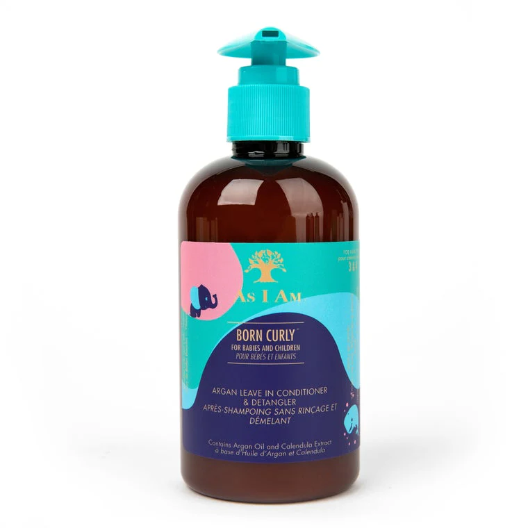 Born Curly Argan Leave In Conditioner & Detangler