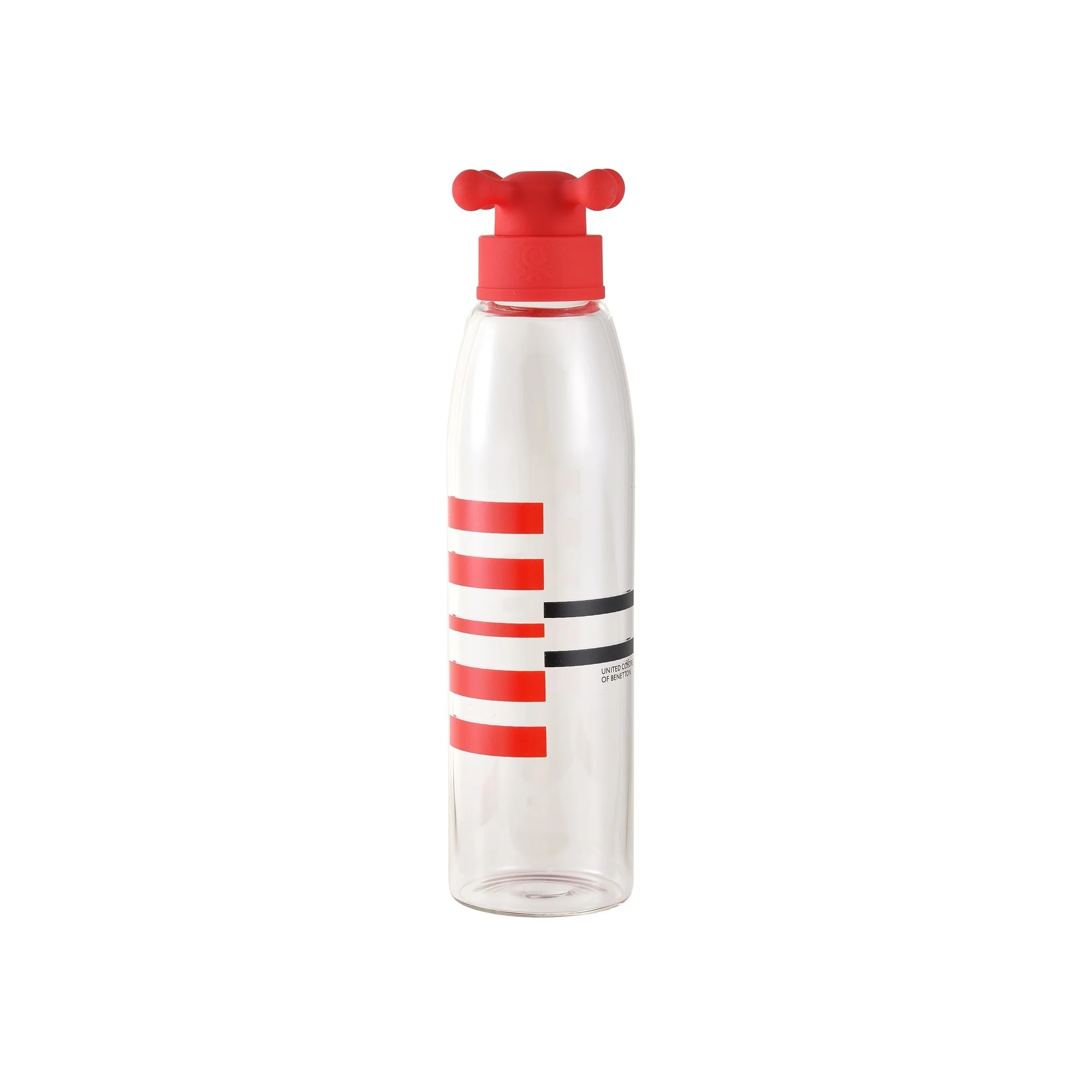 Botella De Agua 500ml Borosilicato Funda Rojo Y Tapa De Grifo Rainbow Be - Image 3