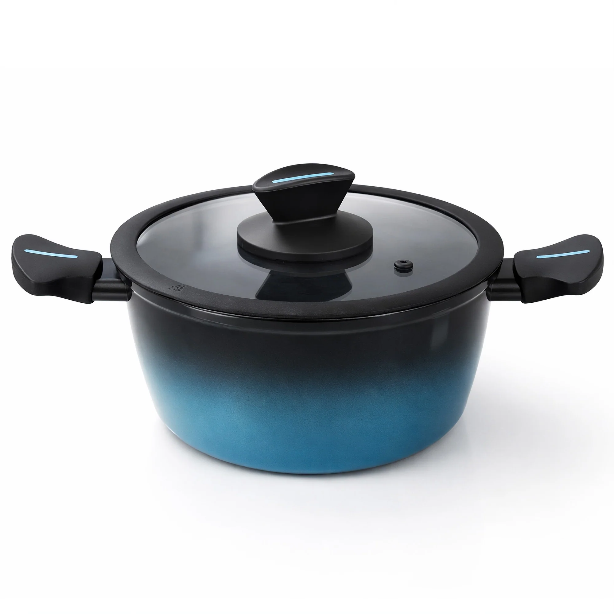 Briebe Cacerola Inducción Acero Forjado 20cm Antiadherente Sin Pfoa, Todas Cocinas Fabricada En España, Mare, Azul - Image 5