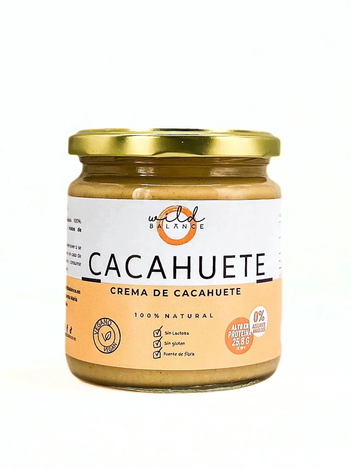 Cacahuete - Crema De Cacahuete 100% Natural - 350 Gr
